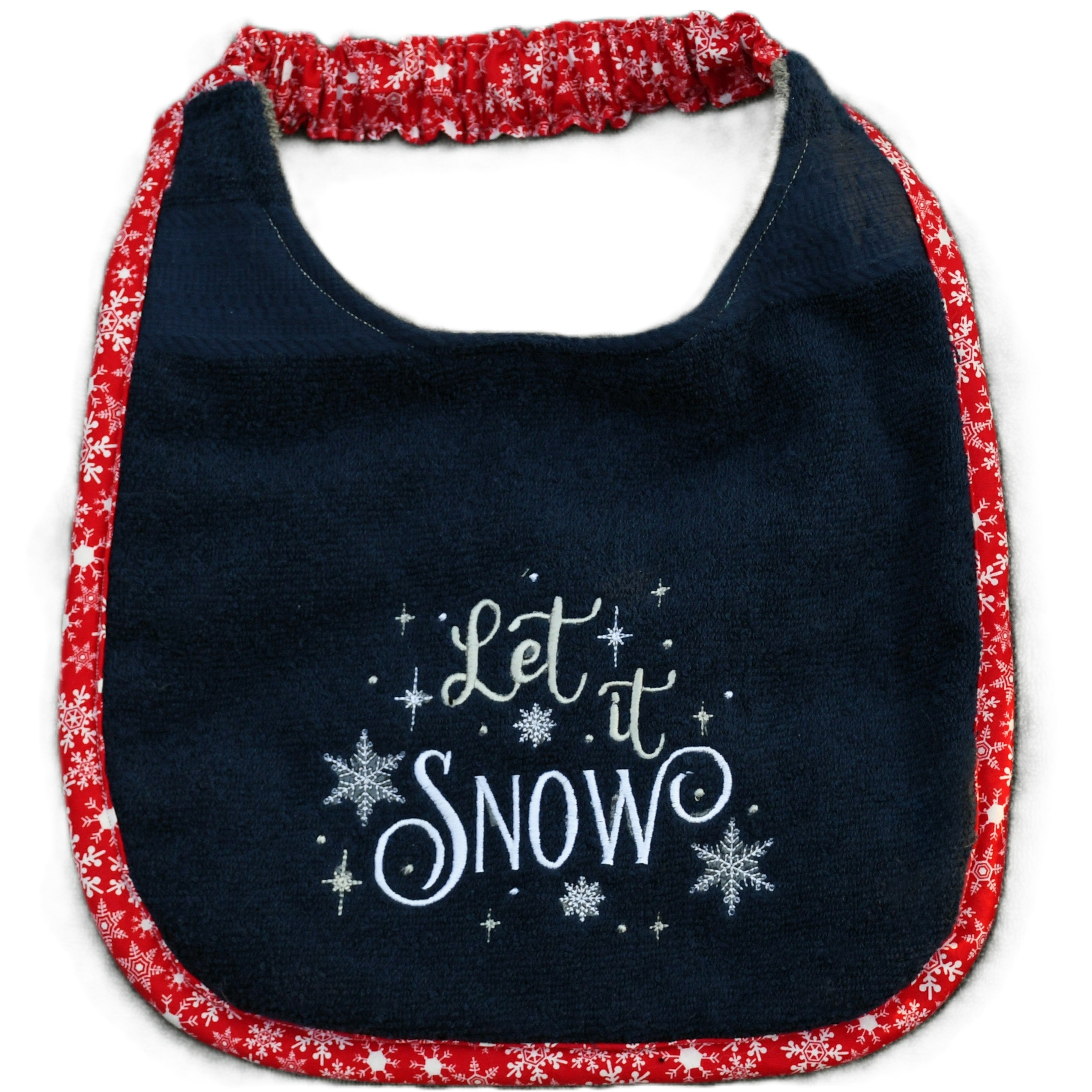 Let it Snow, Drool Bib