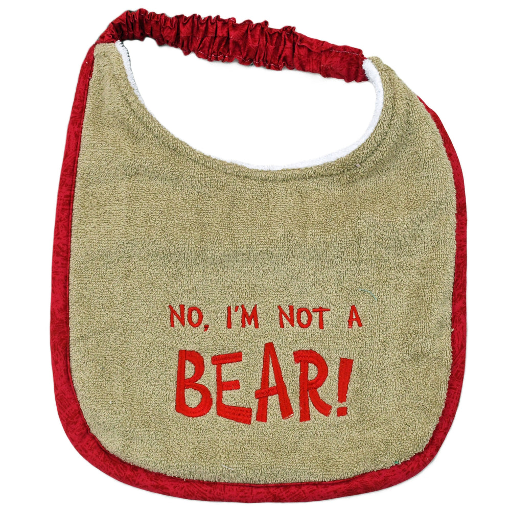 No, I'm not a BEAR!, Drool Bib