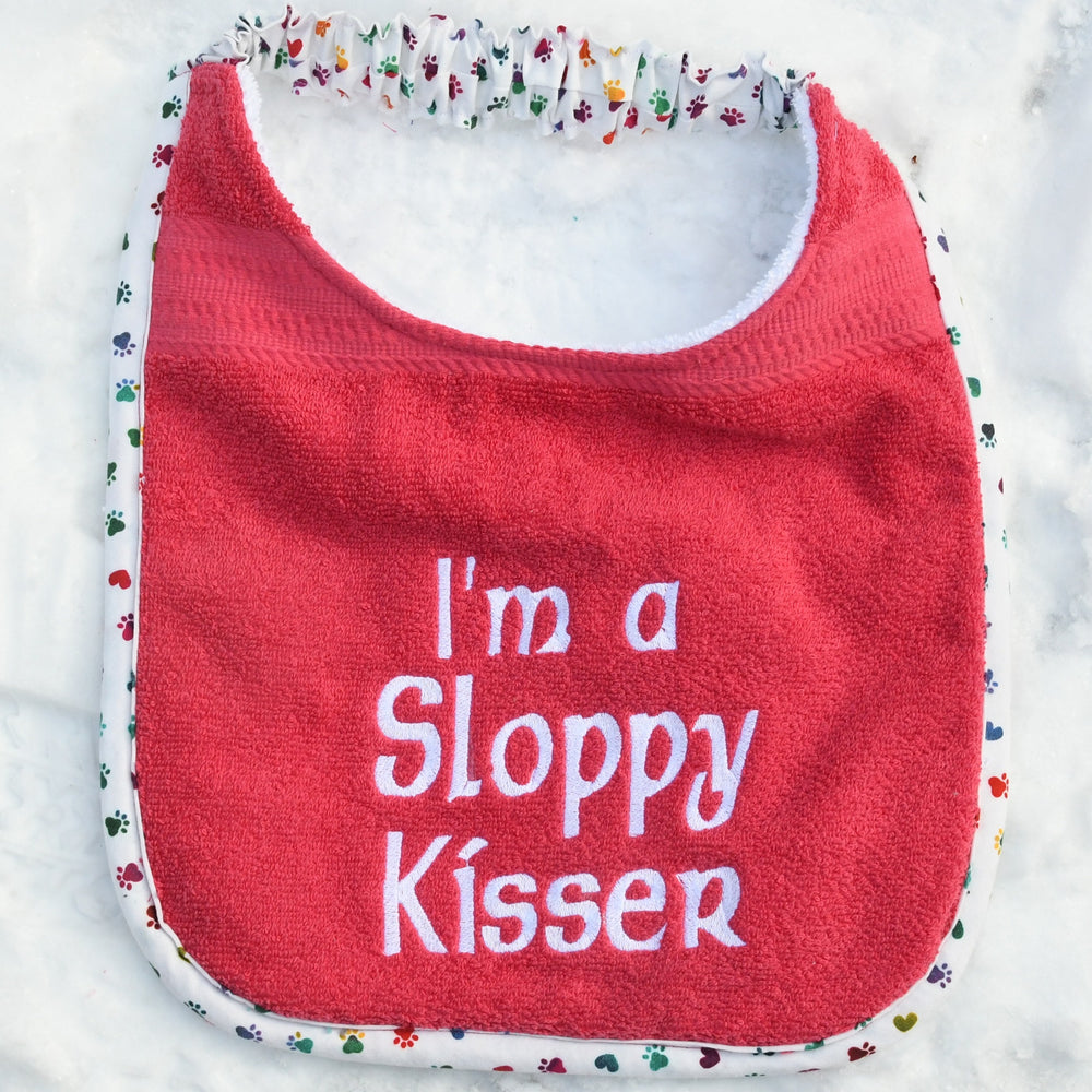 I'm a sloppy kisser, Drool Bib