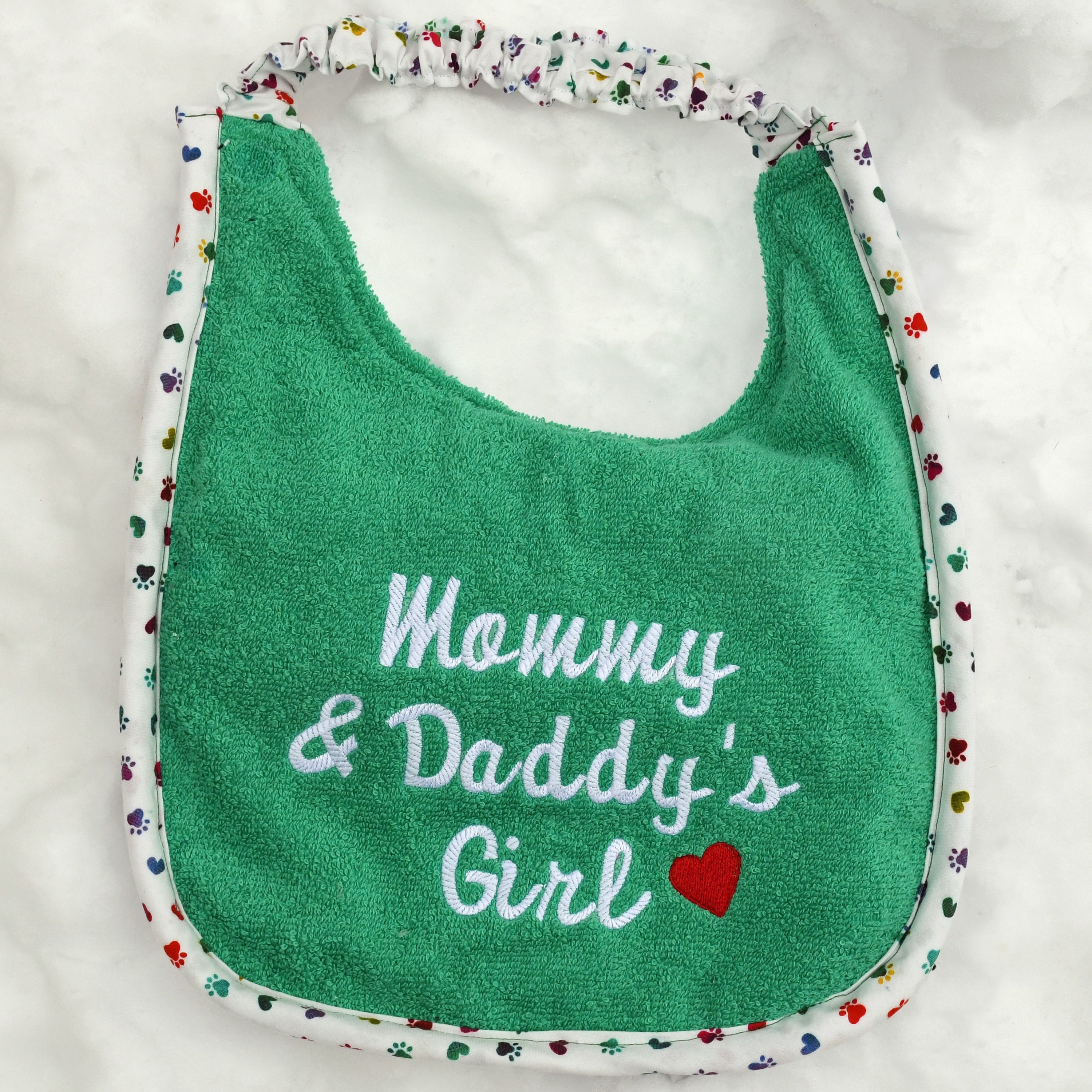 Mommy & Daddy's Girl, Drool Bib