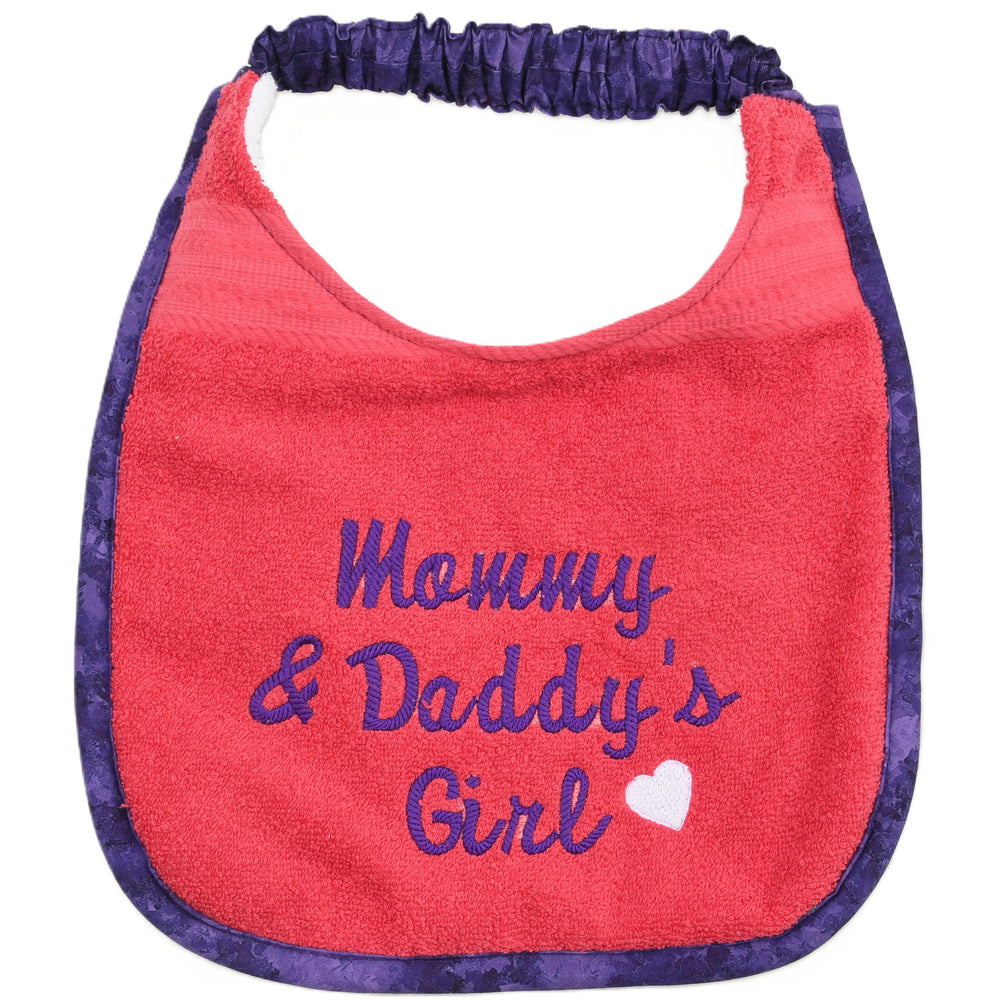 Mommy & daddy's girl, Drool Bib