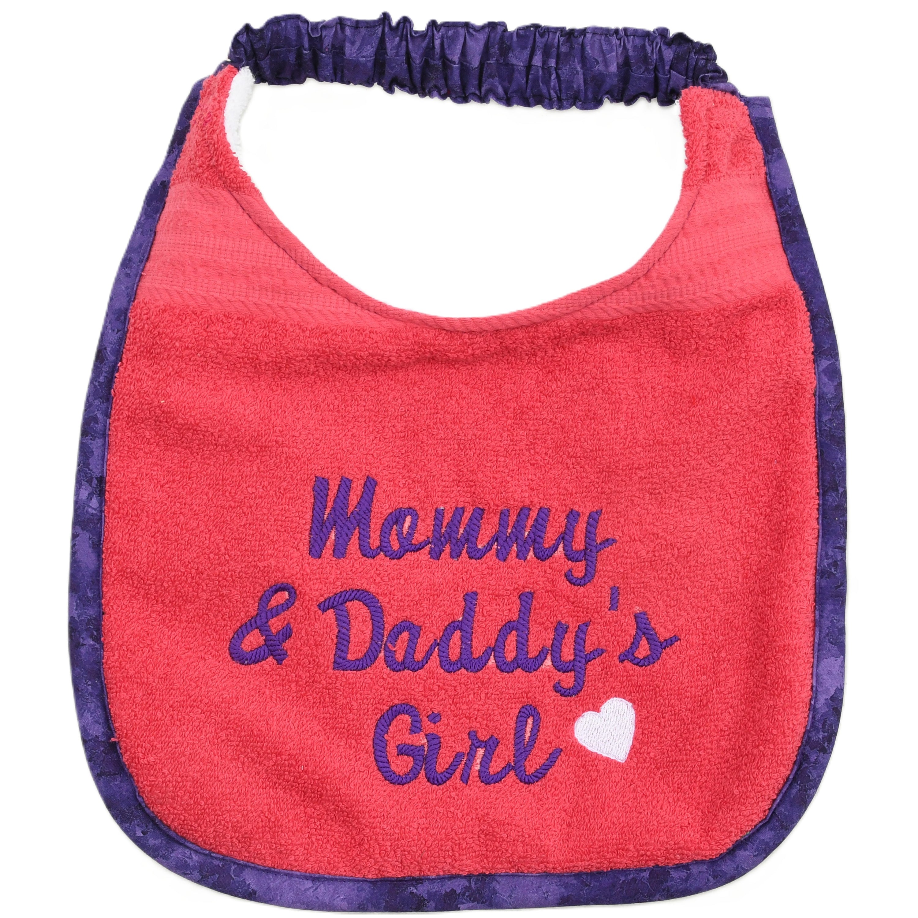 Mommy & daddy's girl, Drool Bib
