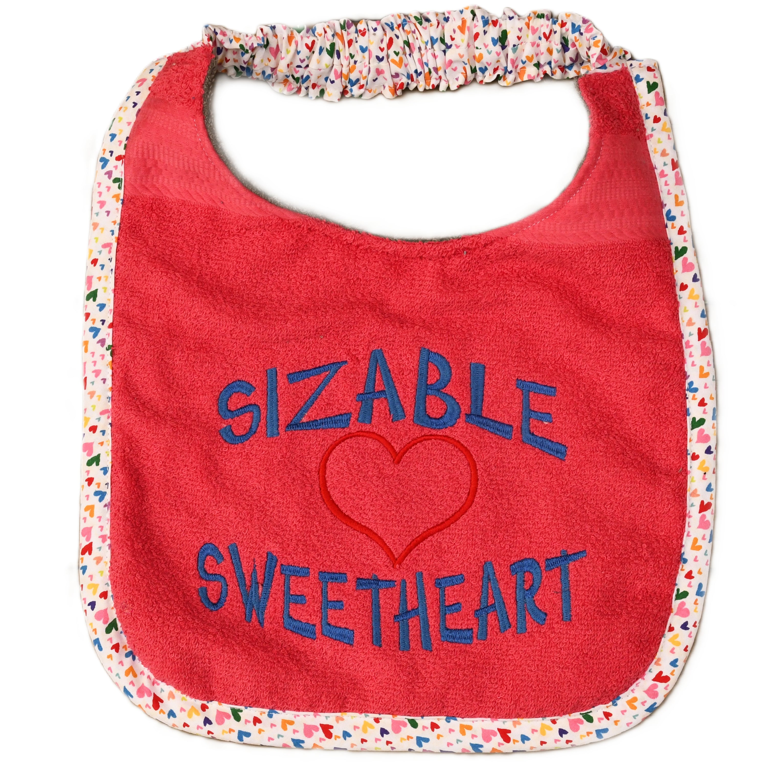 Sizable Sweetheart, Drool Bib