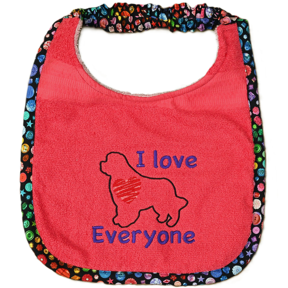 I love everyone, Drool Bib