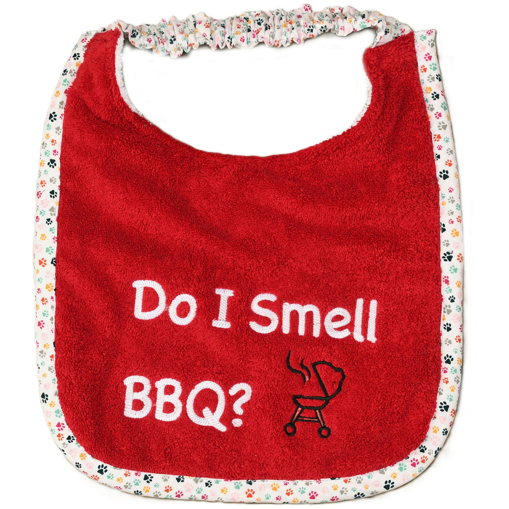 Do I smell BBQ?, Drool Bib