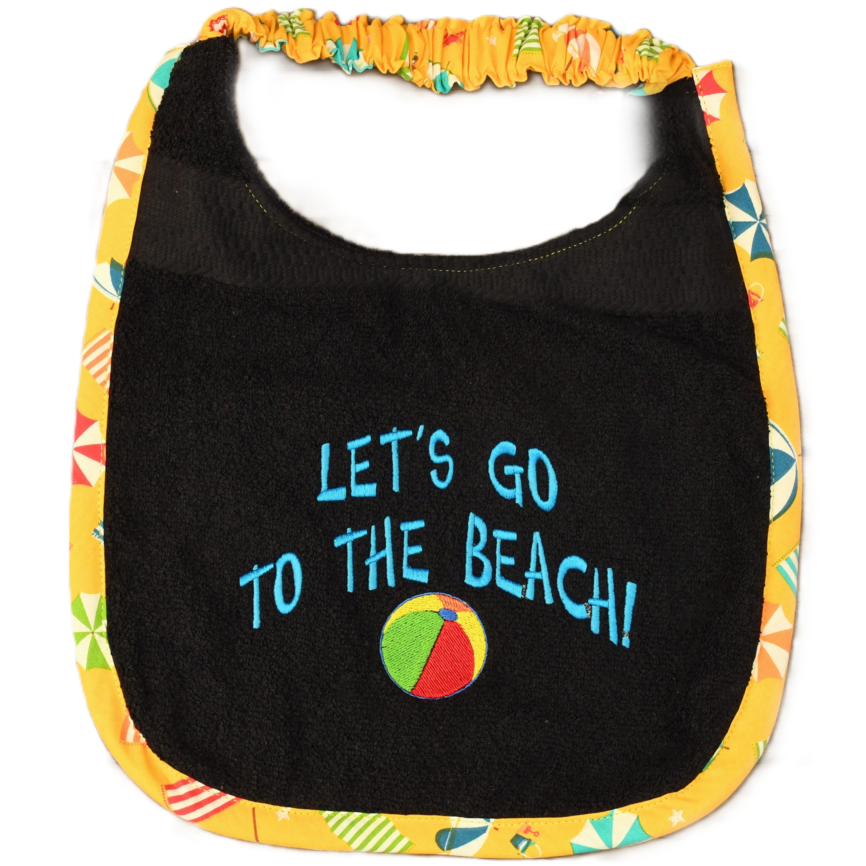 Let's go to the beach, Drool Bib