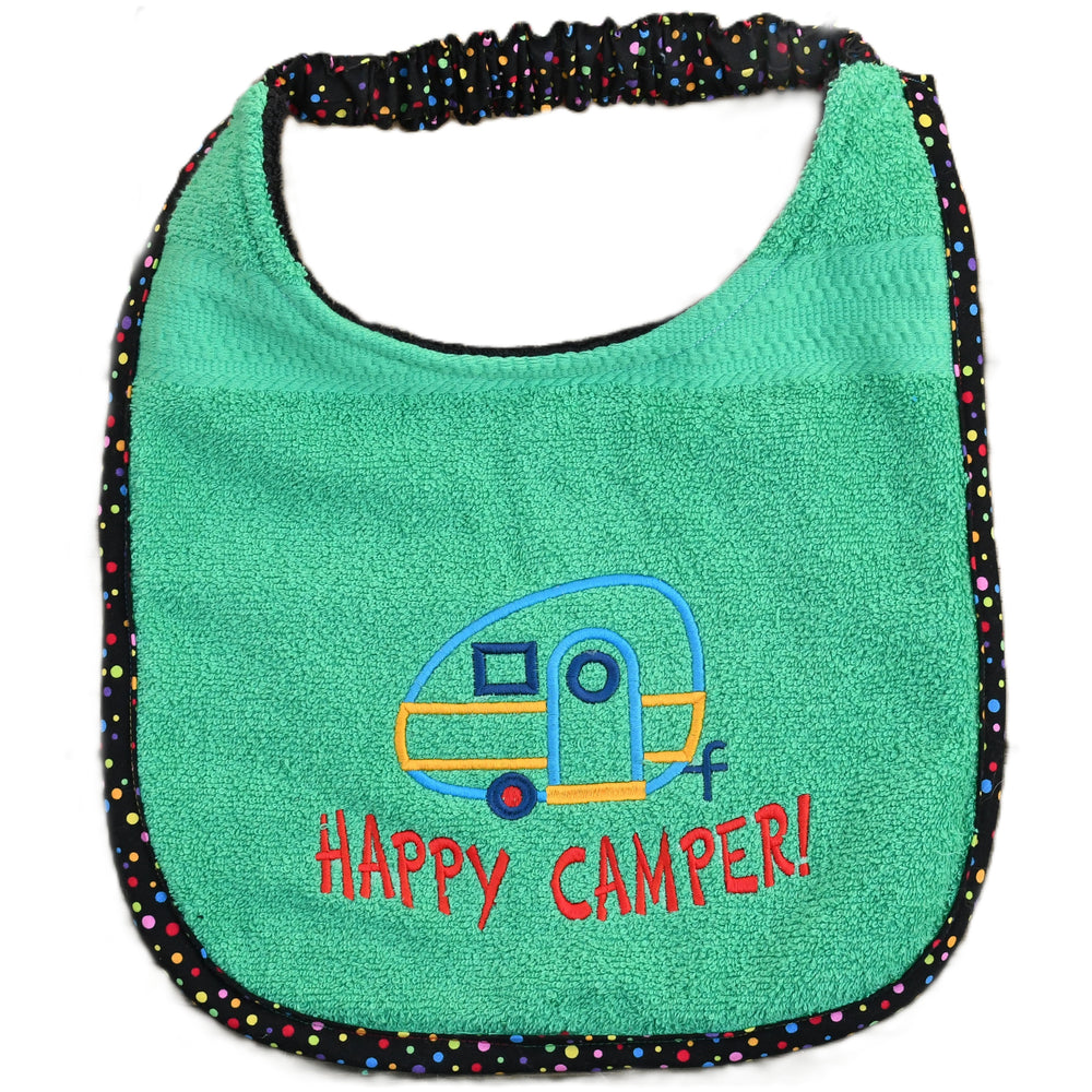 Happy Camper, Drool Bib