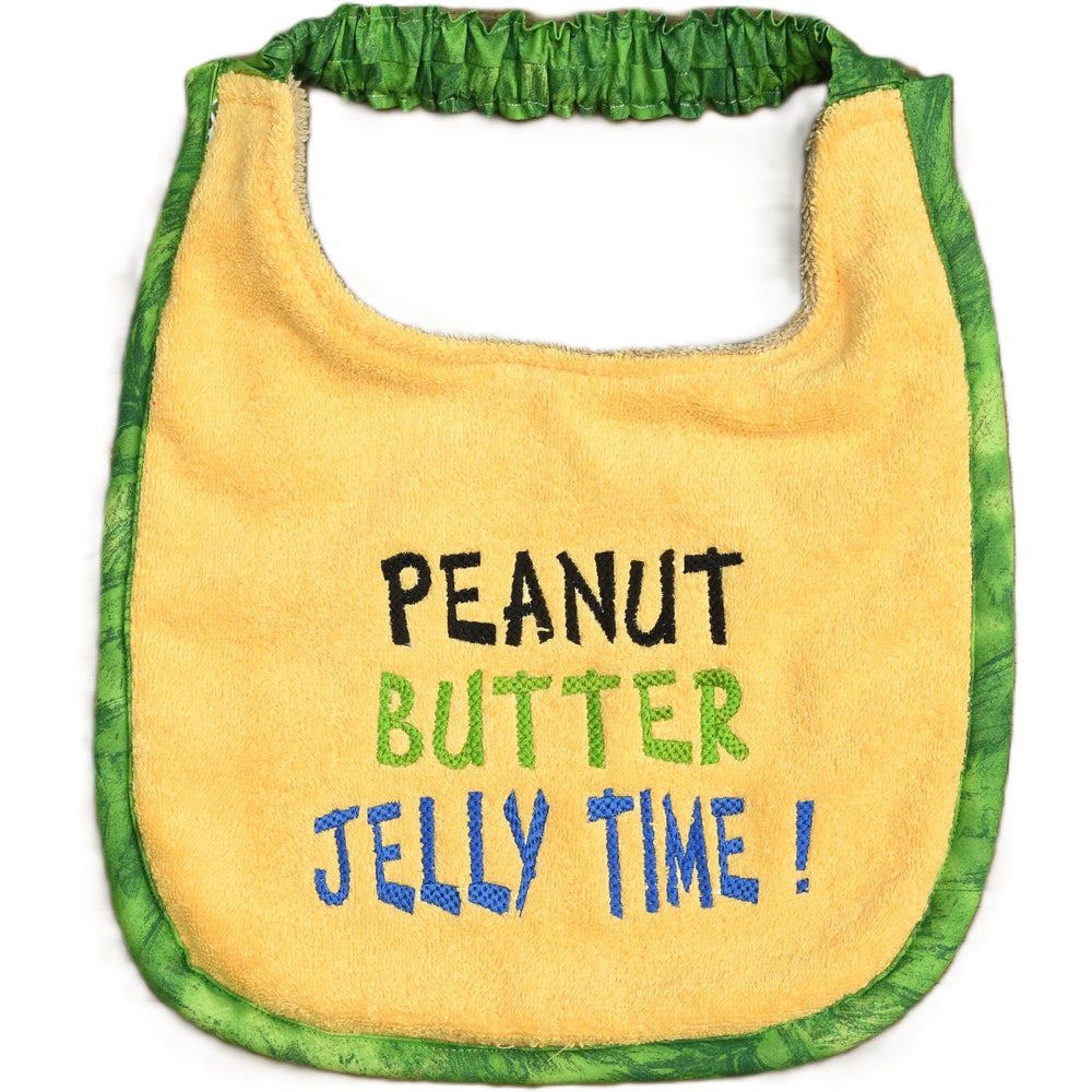 Peanut Butter Jelly Time, Drool Bib