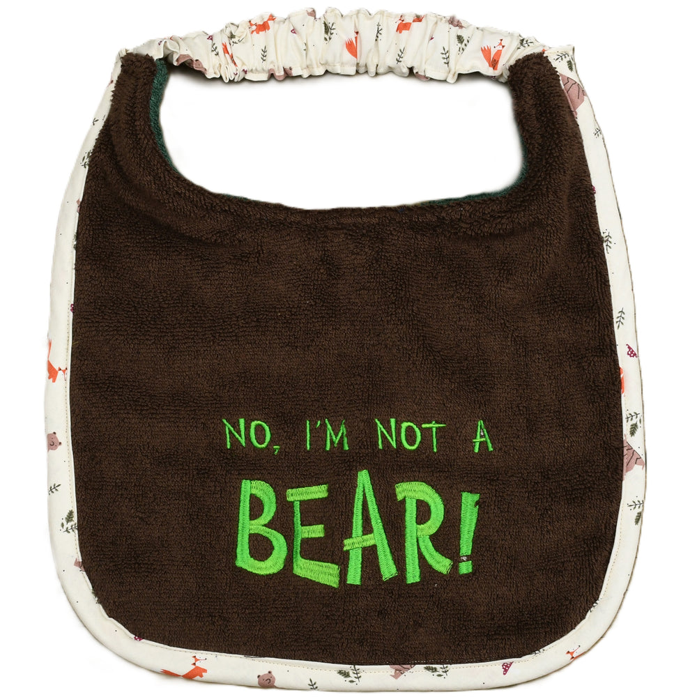 No I'm not a BEAR!, Drool Bib