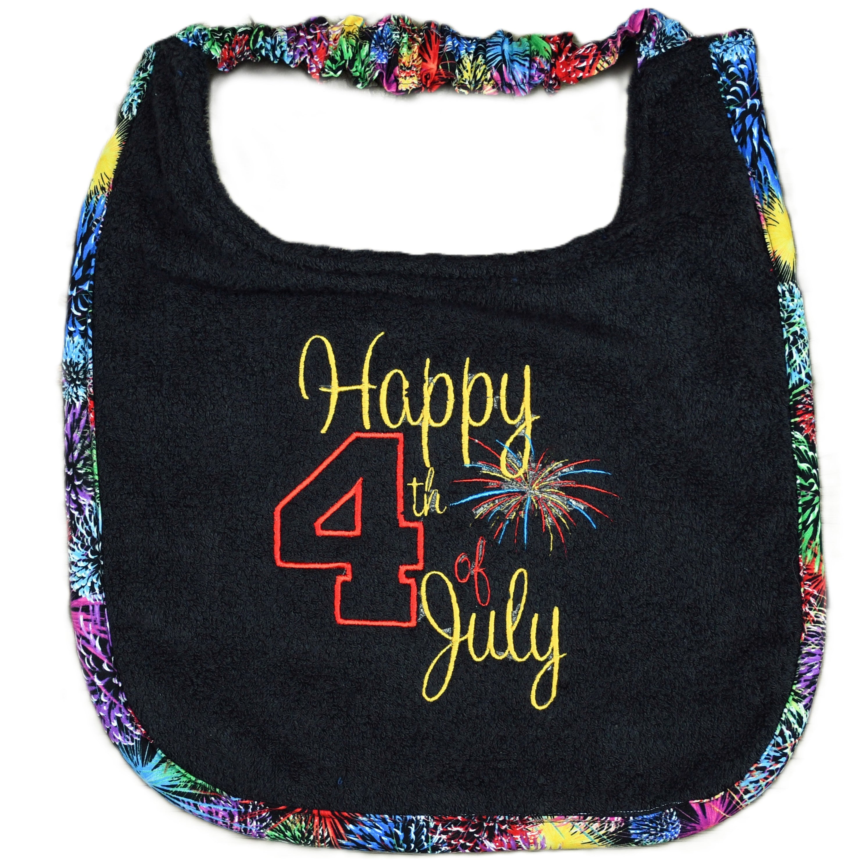 Happy 4th of July, Drool Bib