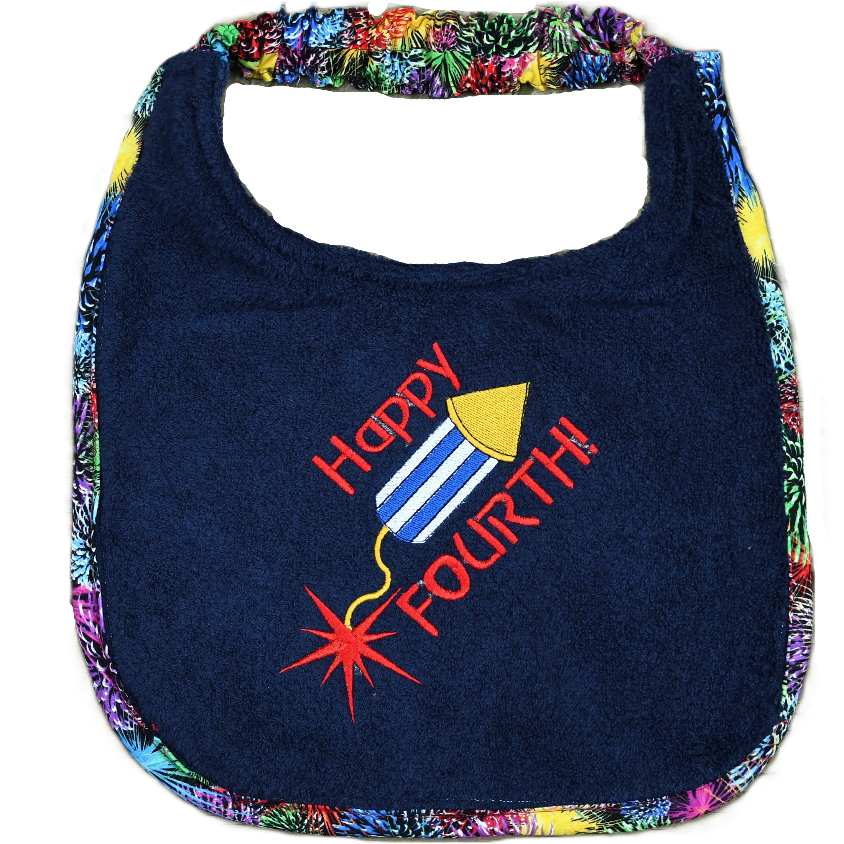 Happy 4th, Drool Bib