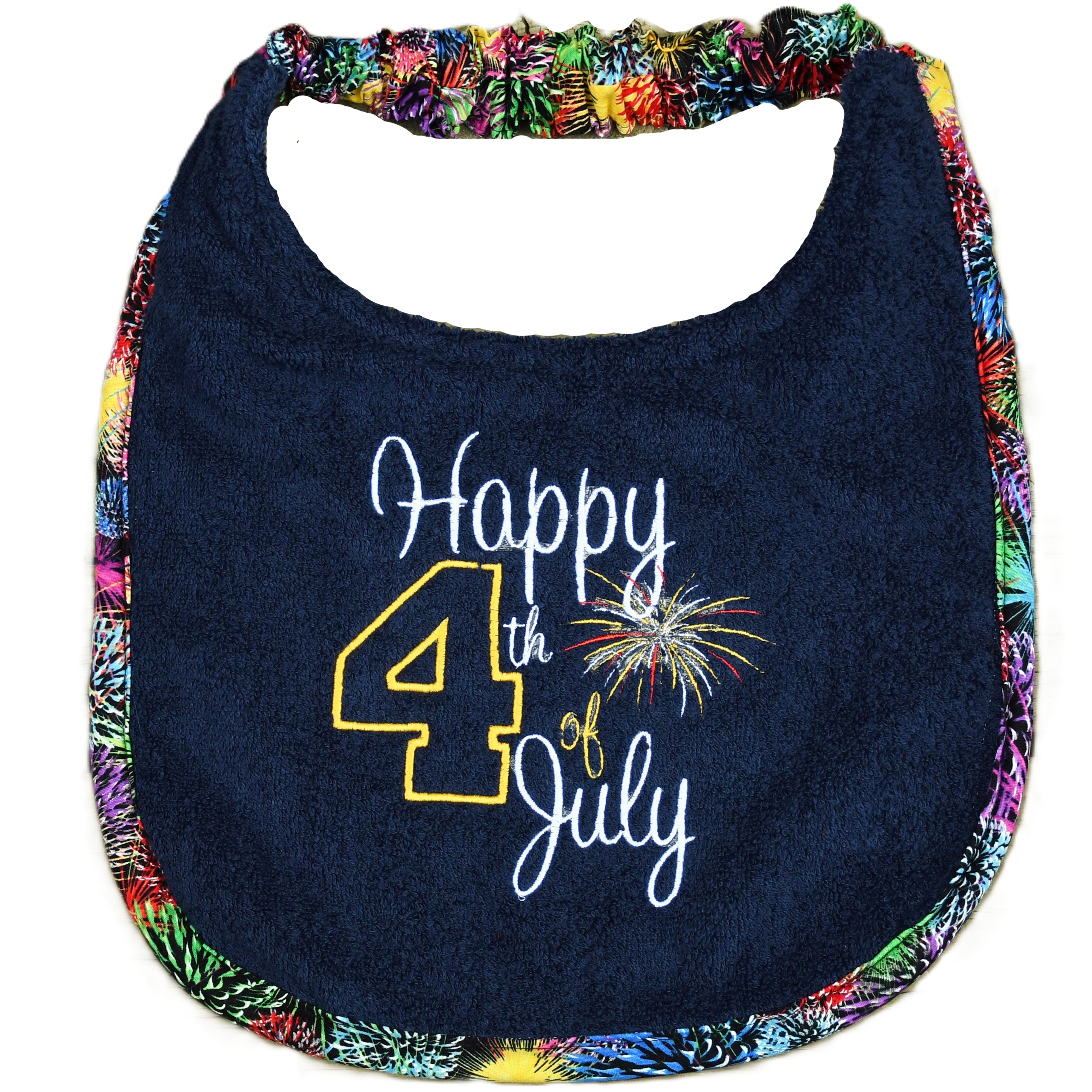 Happy 4th of July, Drool Bib