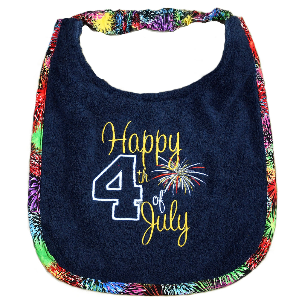 Happy 4th of July, Drool Bib