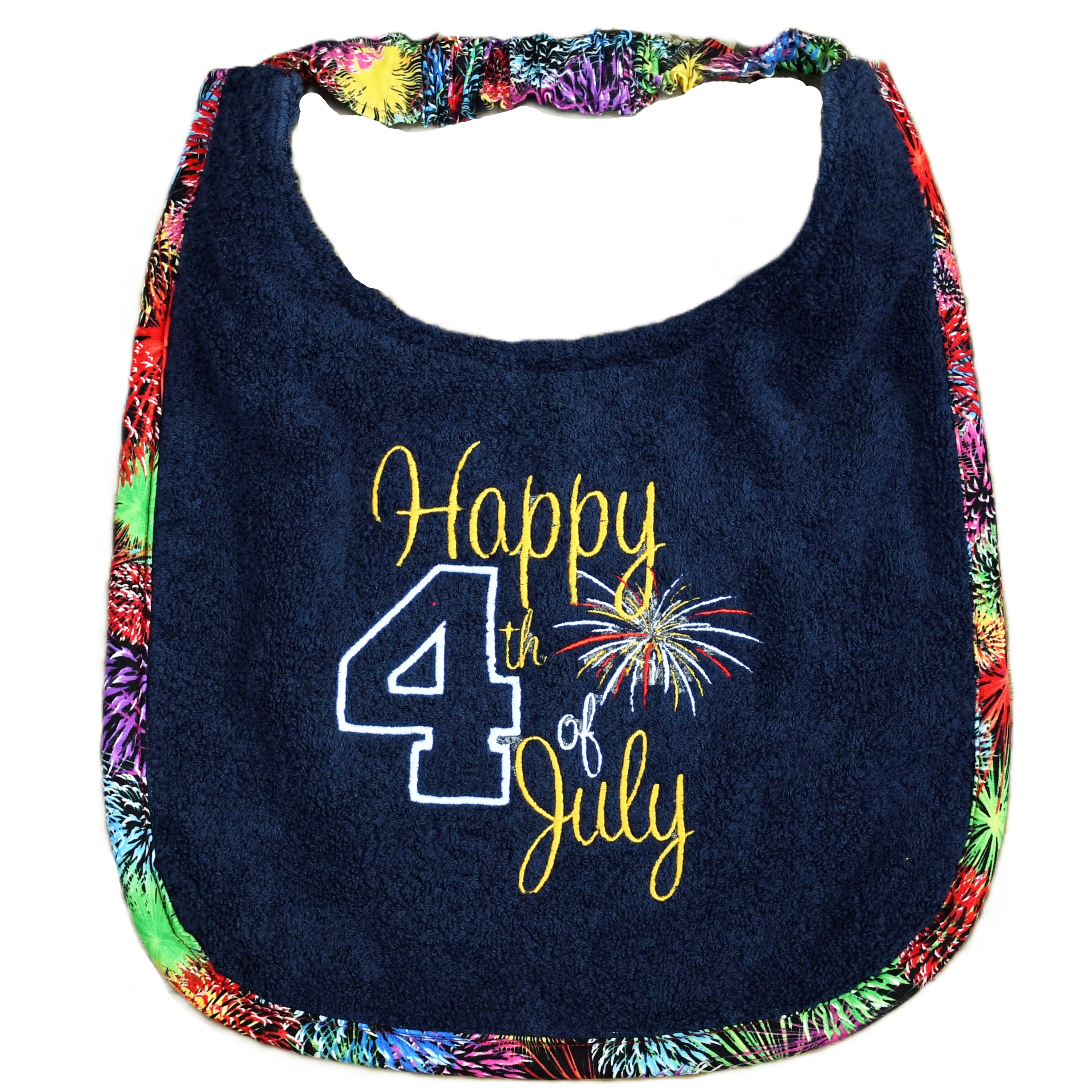 Happy 4th of July, Drool Bib