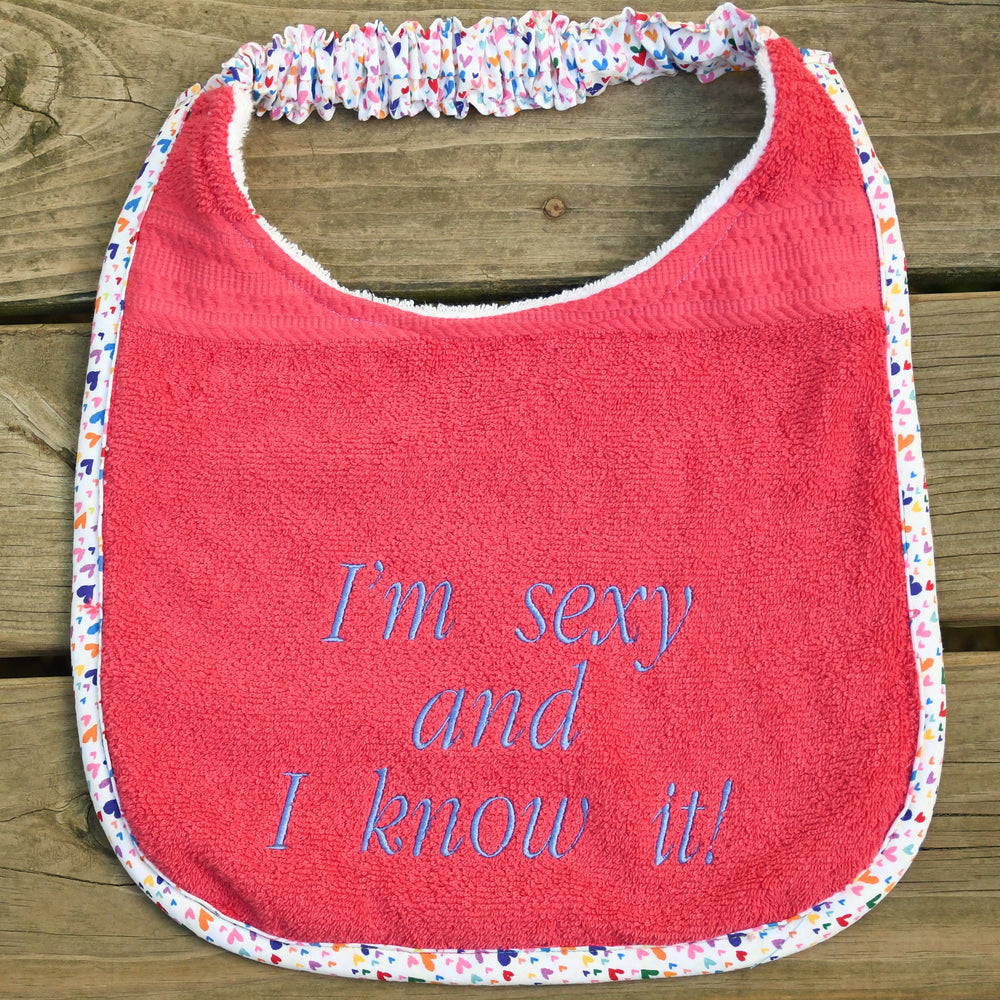 I'm sexy and I know it, Drool Bib