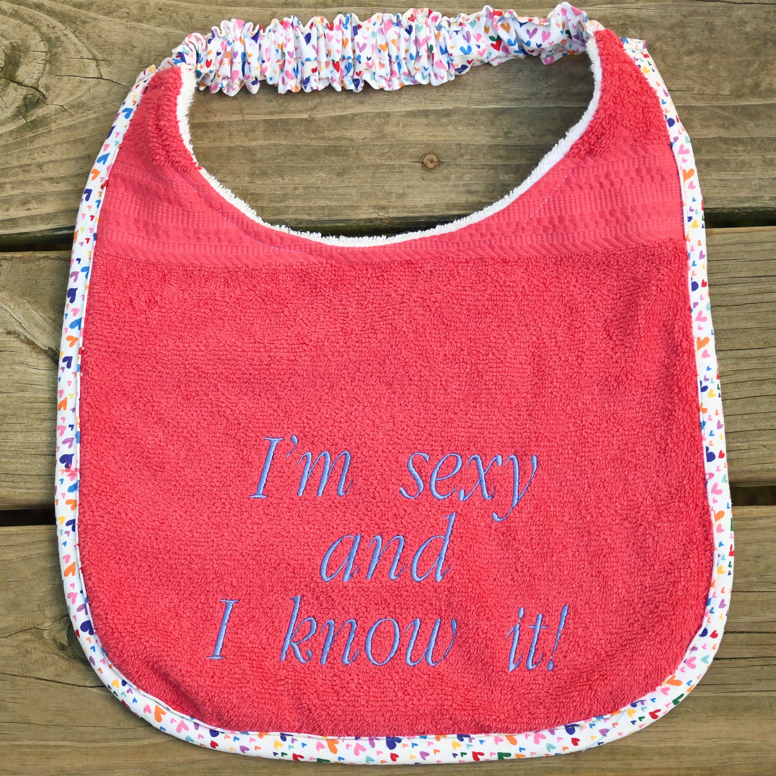 I'm sexy and I know it, Drool Bib