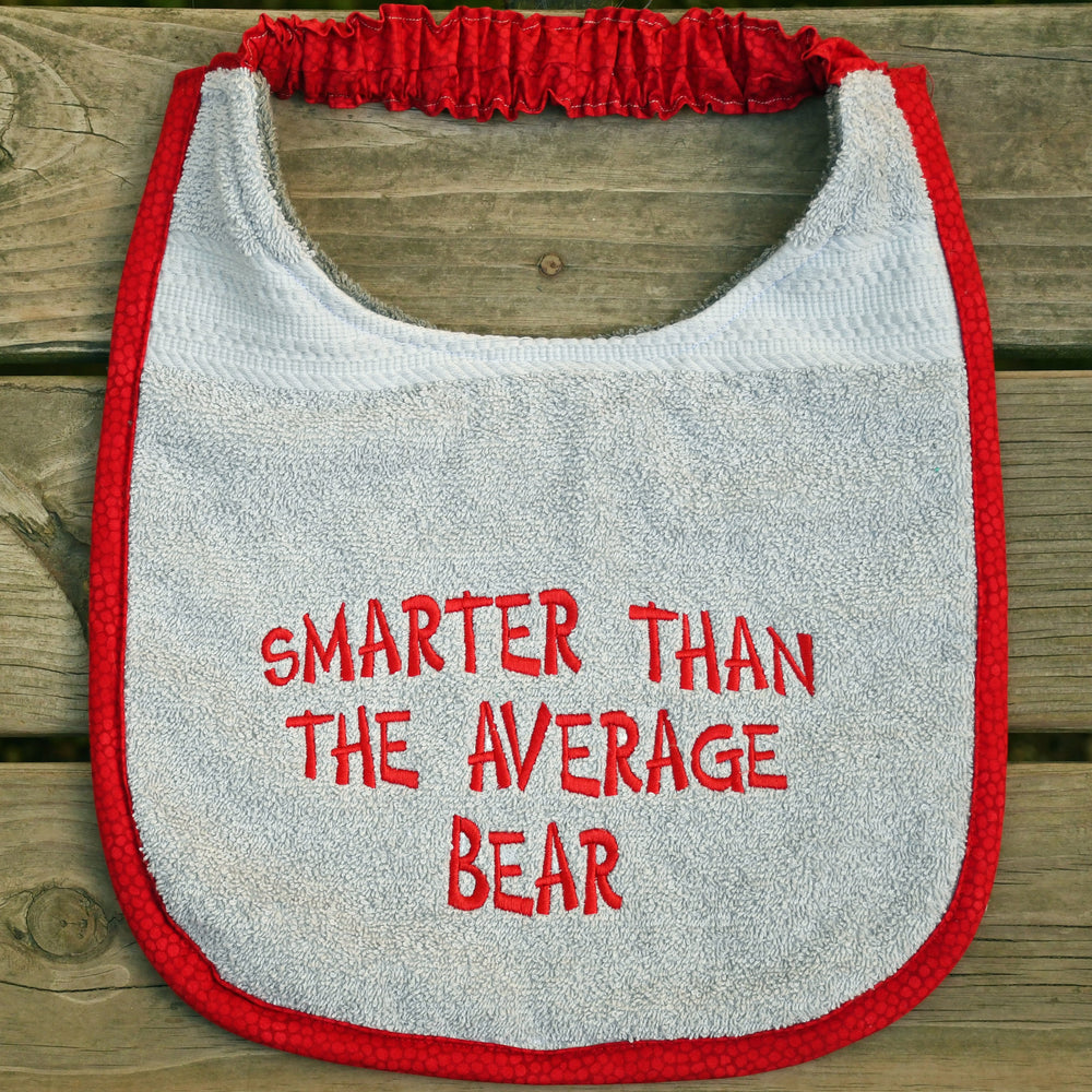 Smarter than the average bear, Drool Bib