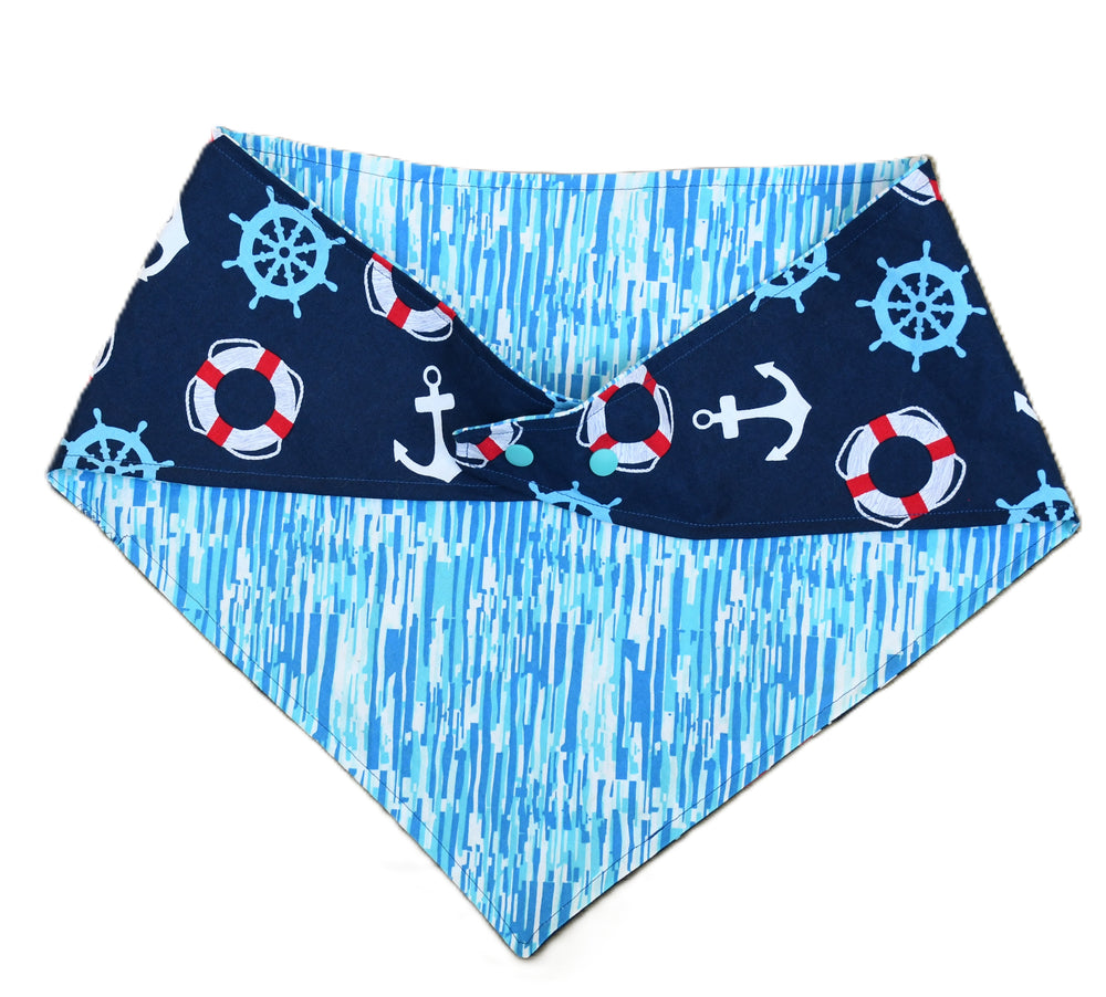 2 sided, adjustable quick snap bandana 2XL