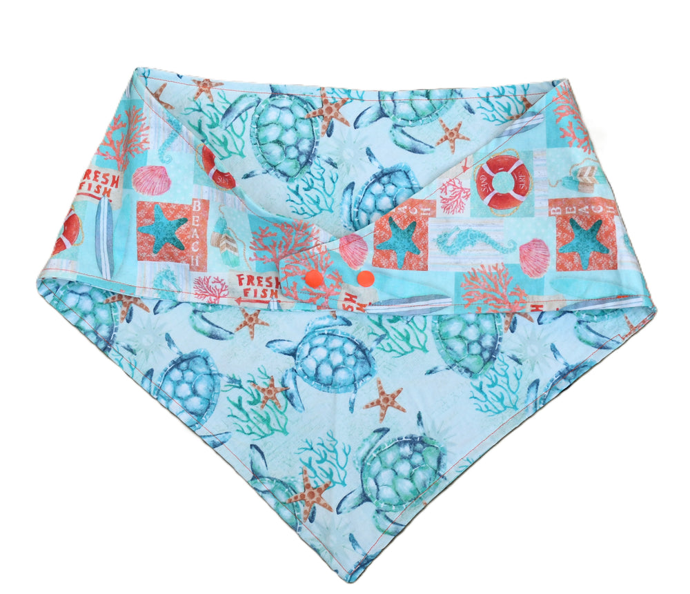 2 sided, adjustable quick snap bandana 2XL