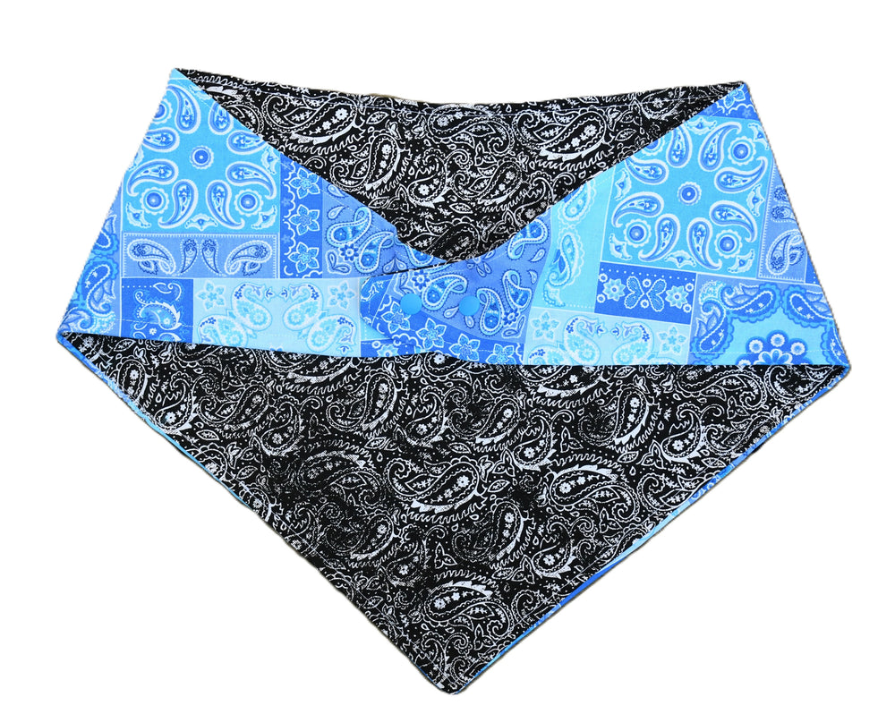 2 sided, adjustable quick snap bandana 2XL