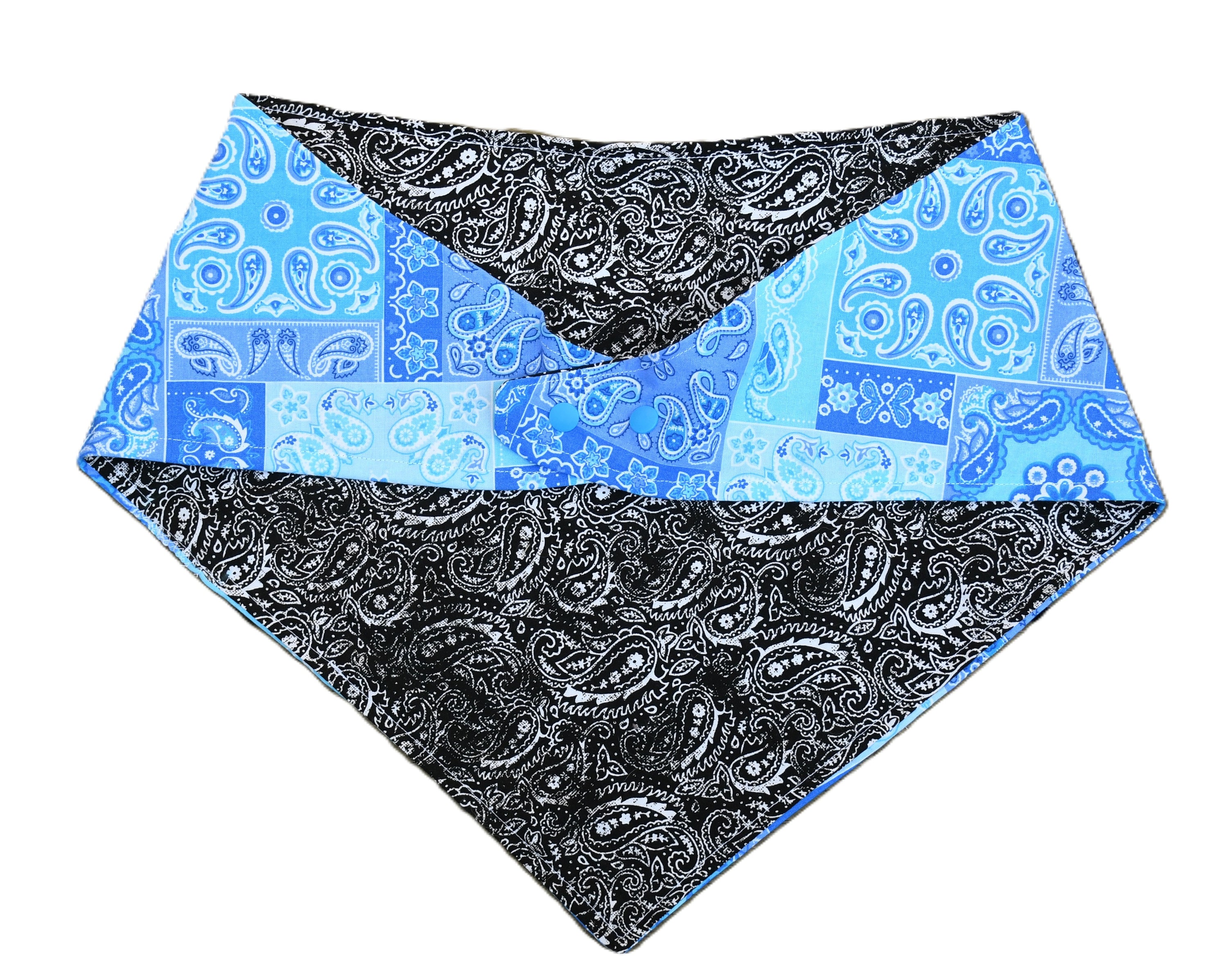 2 sided, adjustable quick snap bandana 2XL