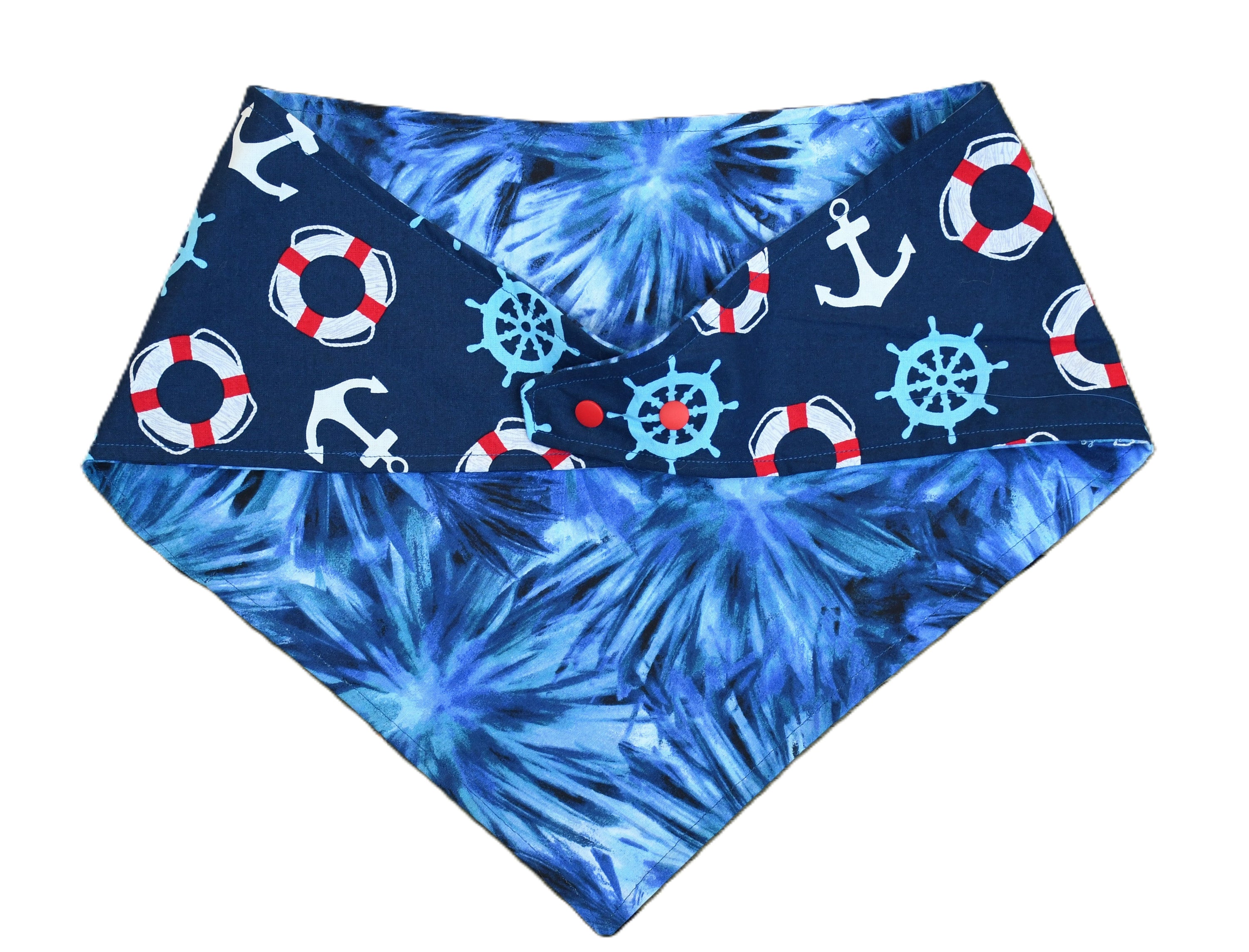 2 sided, adjustable quick snap bandana 2XL