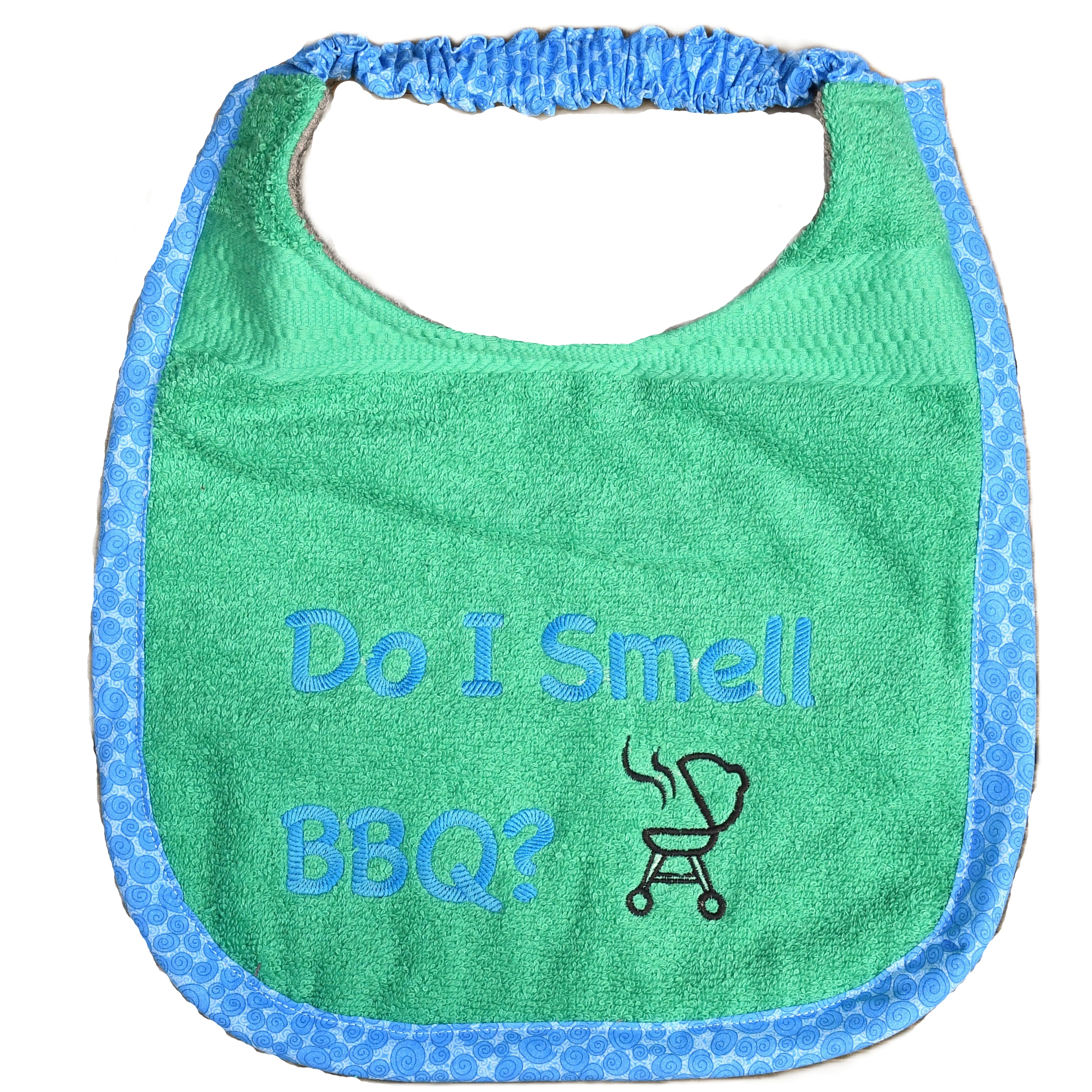 Do I smell BBQ?, Drool Bib