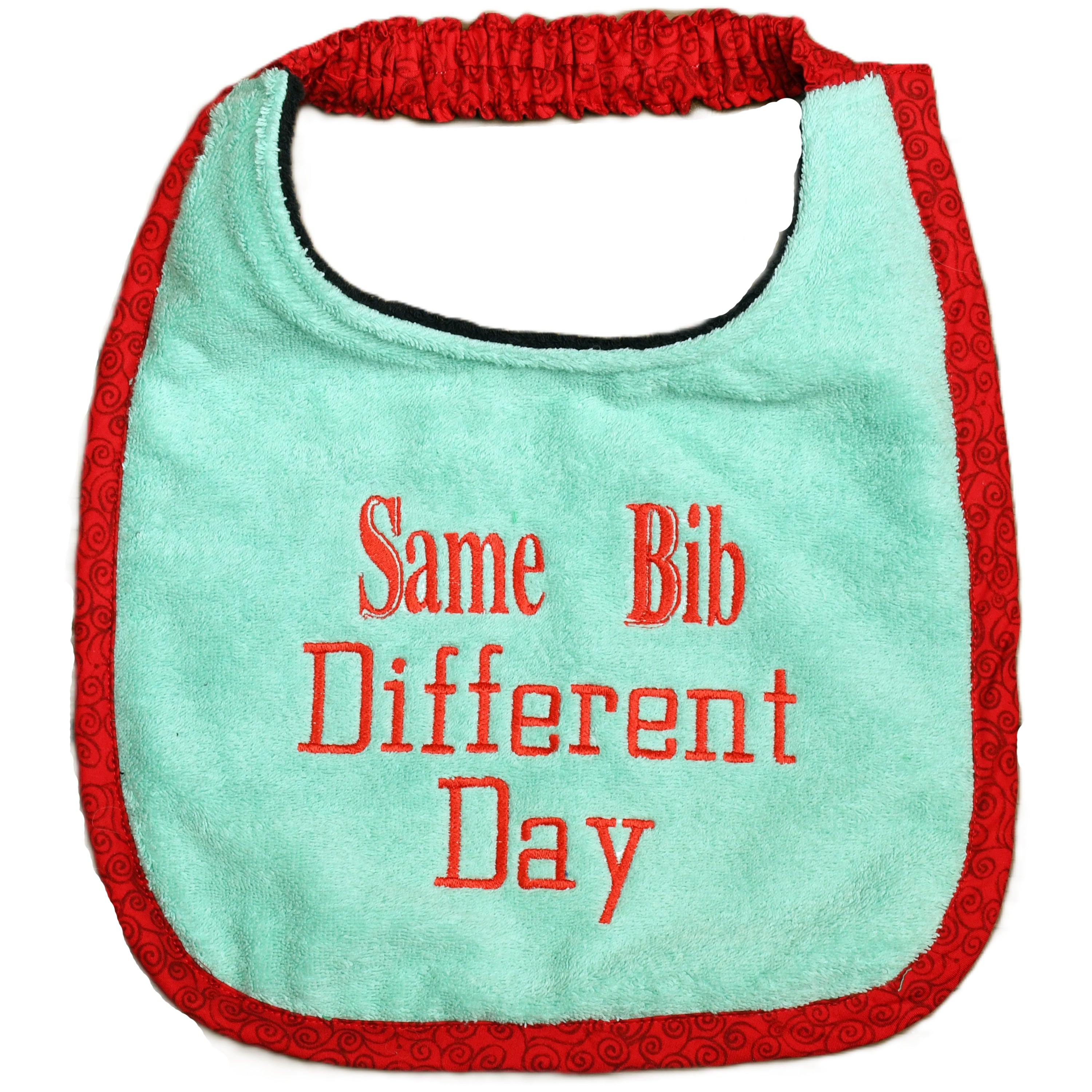 Same Bib different day, Drool Bib