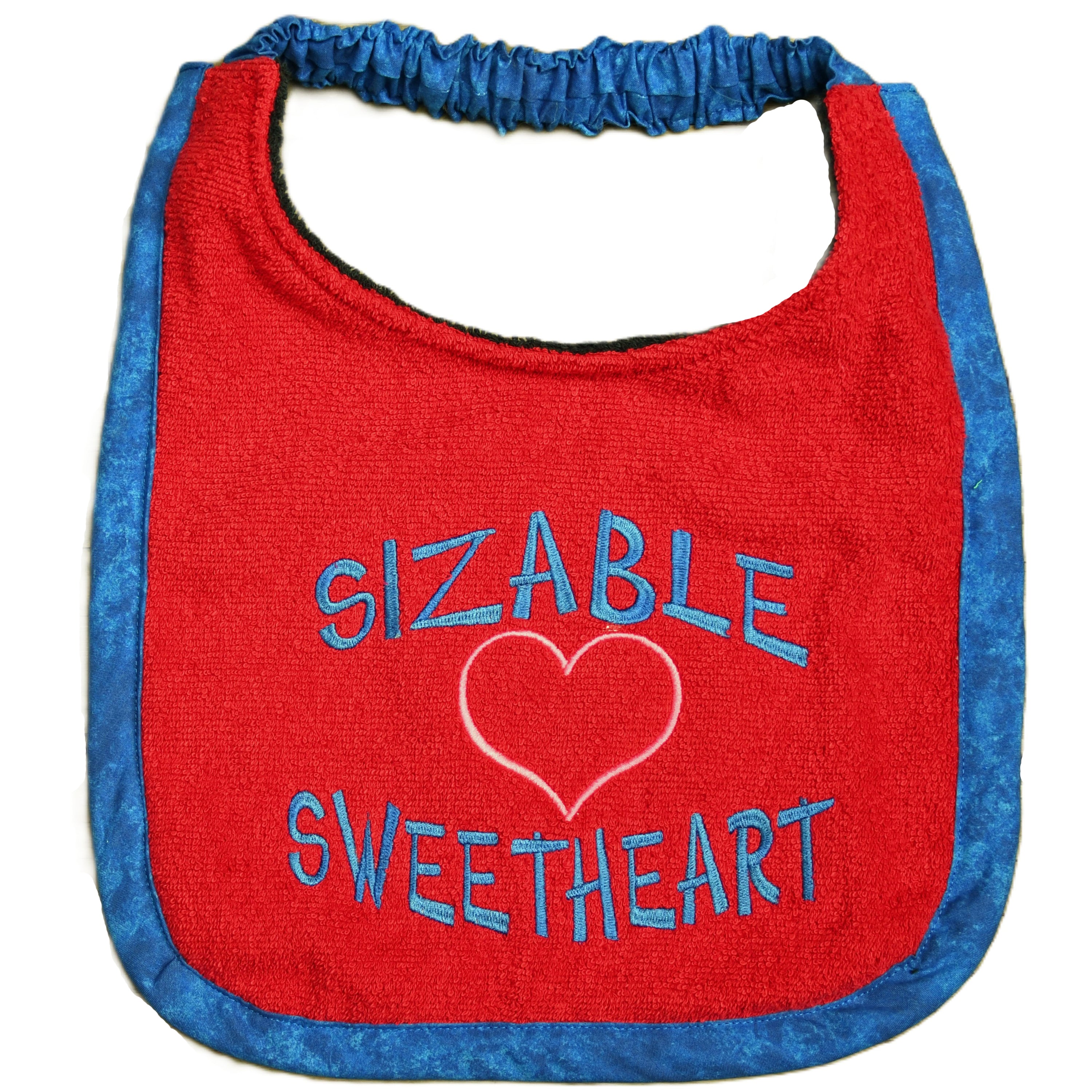 Sizable Sweetheart, Drool Bib