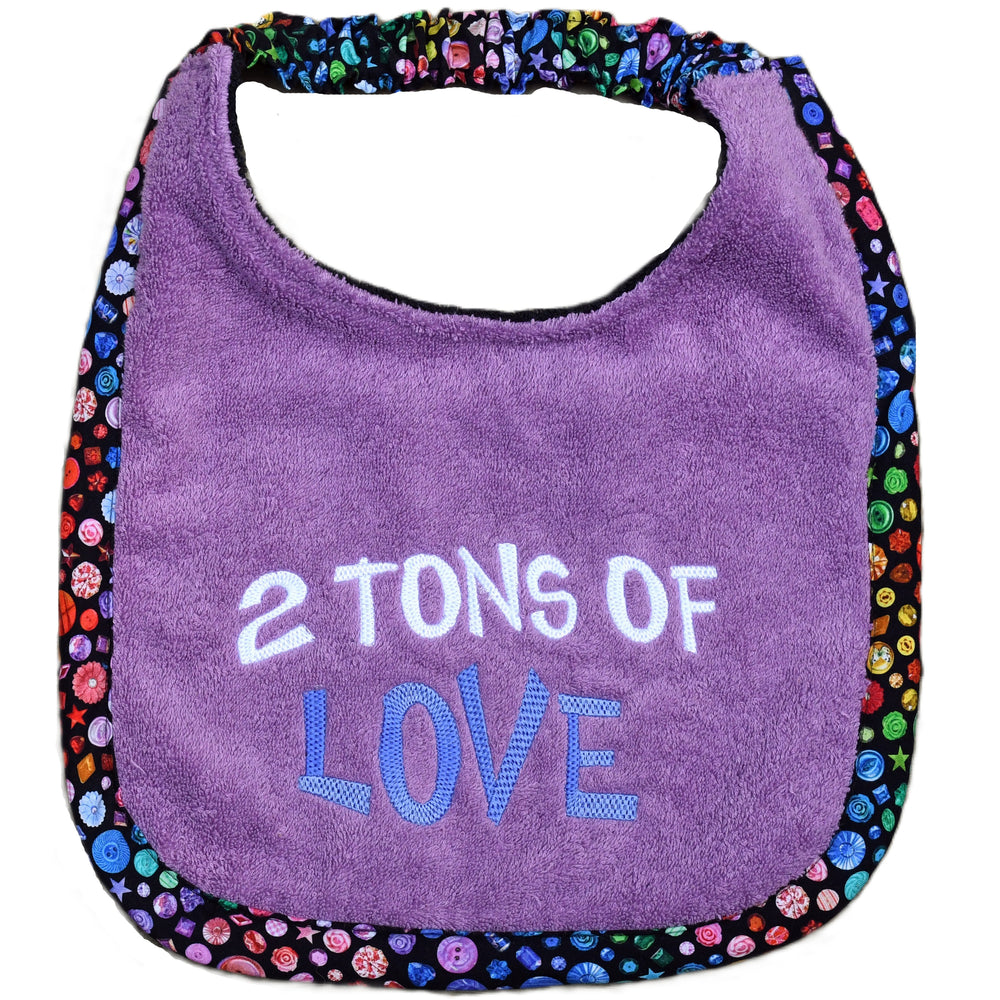 2 tons of love, Drool Bib