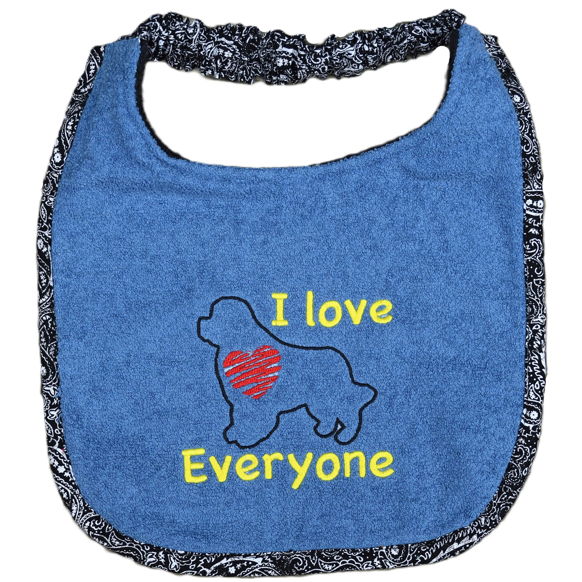 I Love Everyone, Drool Bib