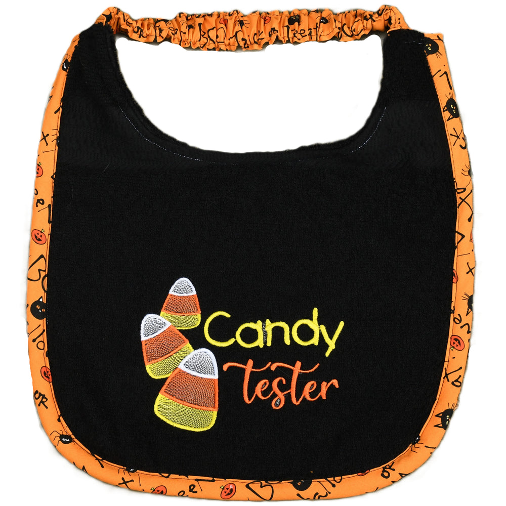 Candy Tester Halloween, Drool Bib