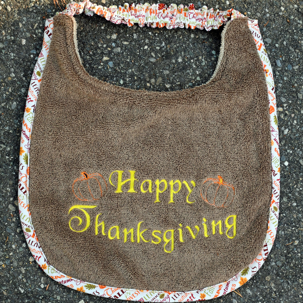 Happy Thanksgiving, Drool Bib