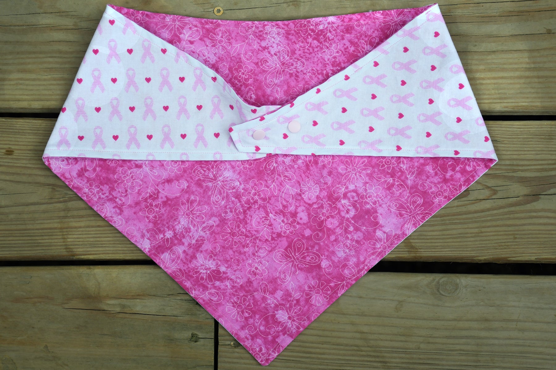 2 sided, adjustable quick snap bandana 2XL