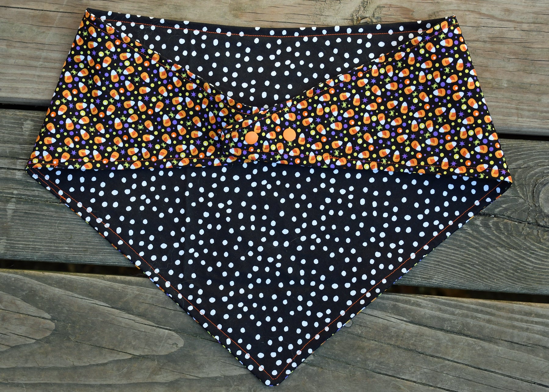 2 sided, adjustable quick snap bandana 2XL