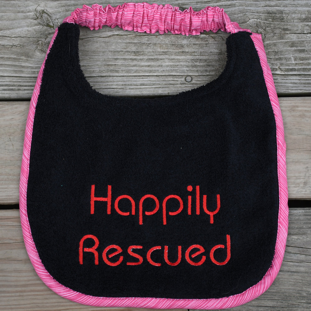 Happily Rescued, Drool Bib