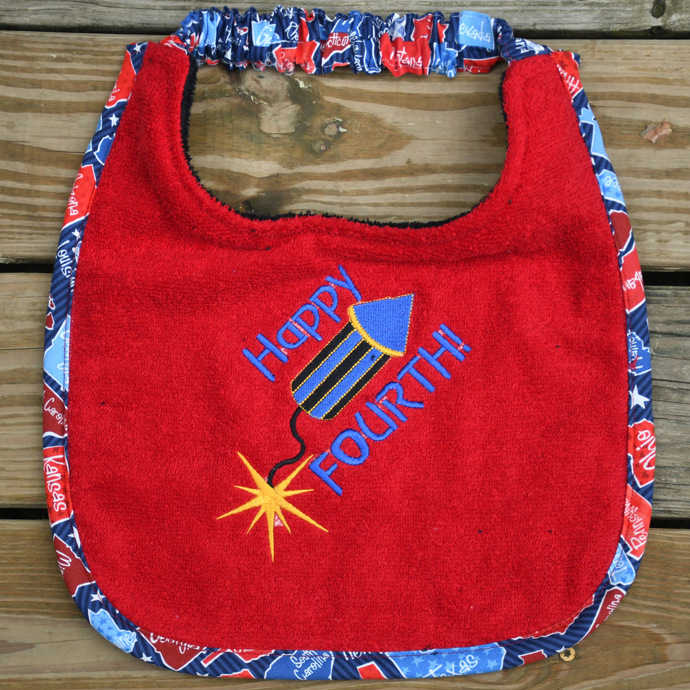 Happy Fourth!, Drool Bib