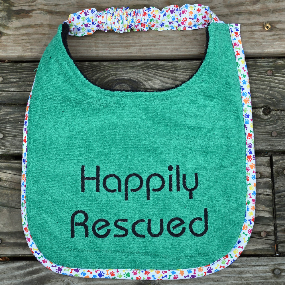 Happily Rescued, Drool Bib