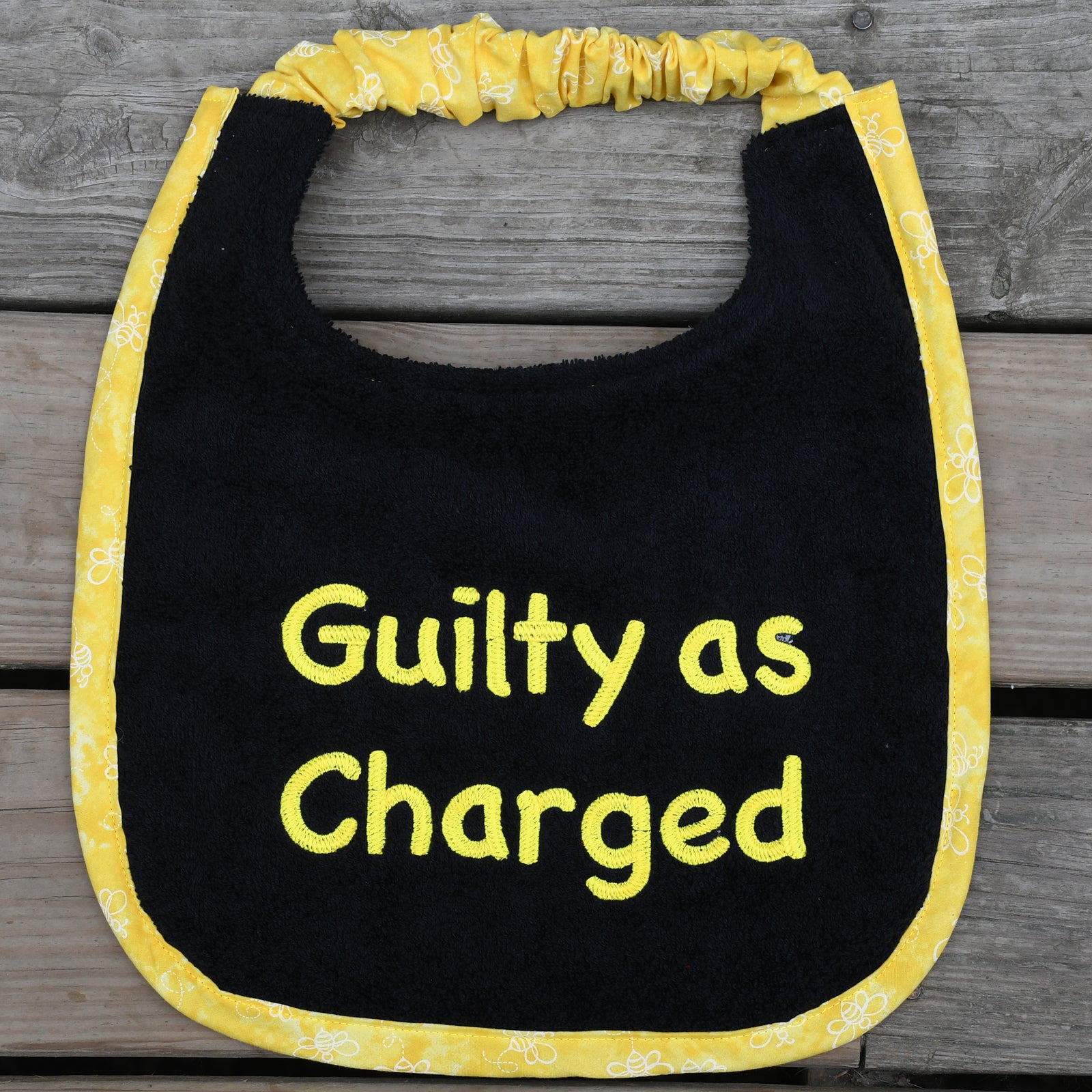 Guilty as Charged, Drool Bib