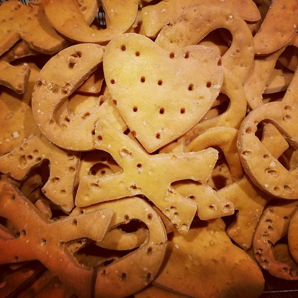 All Natural Crunchy Grain Free Peanut Butter Biscuits
