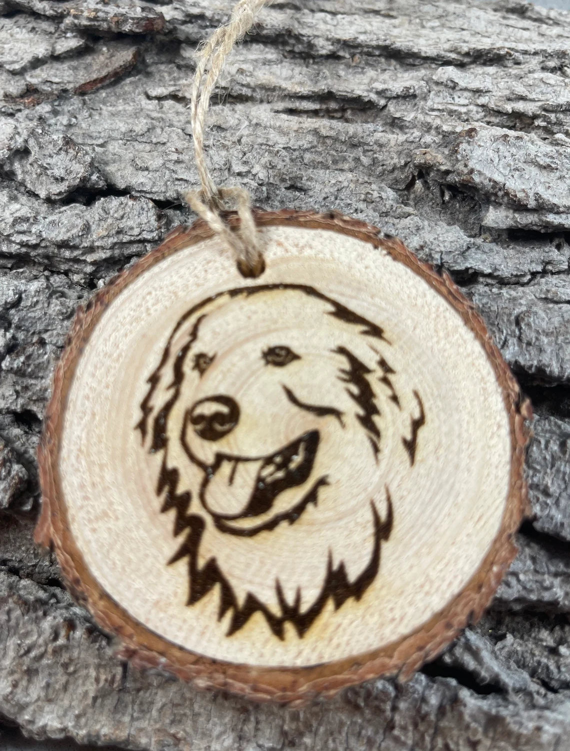 Great Pyrenees Wood Ornament