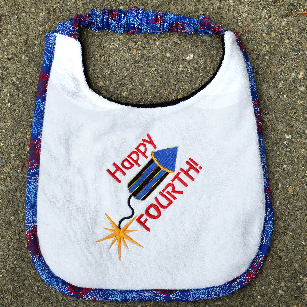 Happy Fourth!, Drool Bib