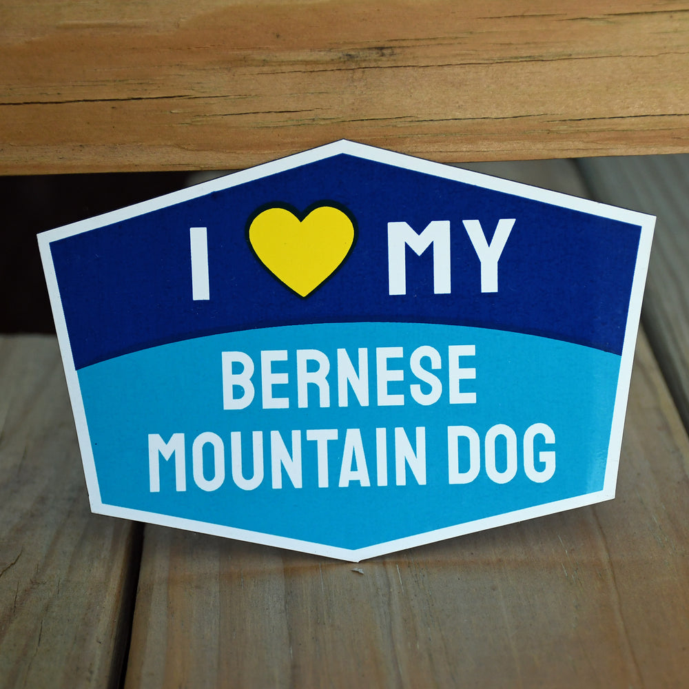 I love my Bernese Mountain Dog Magnet