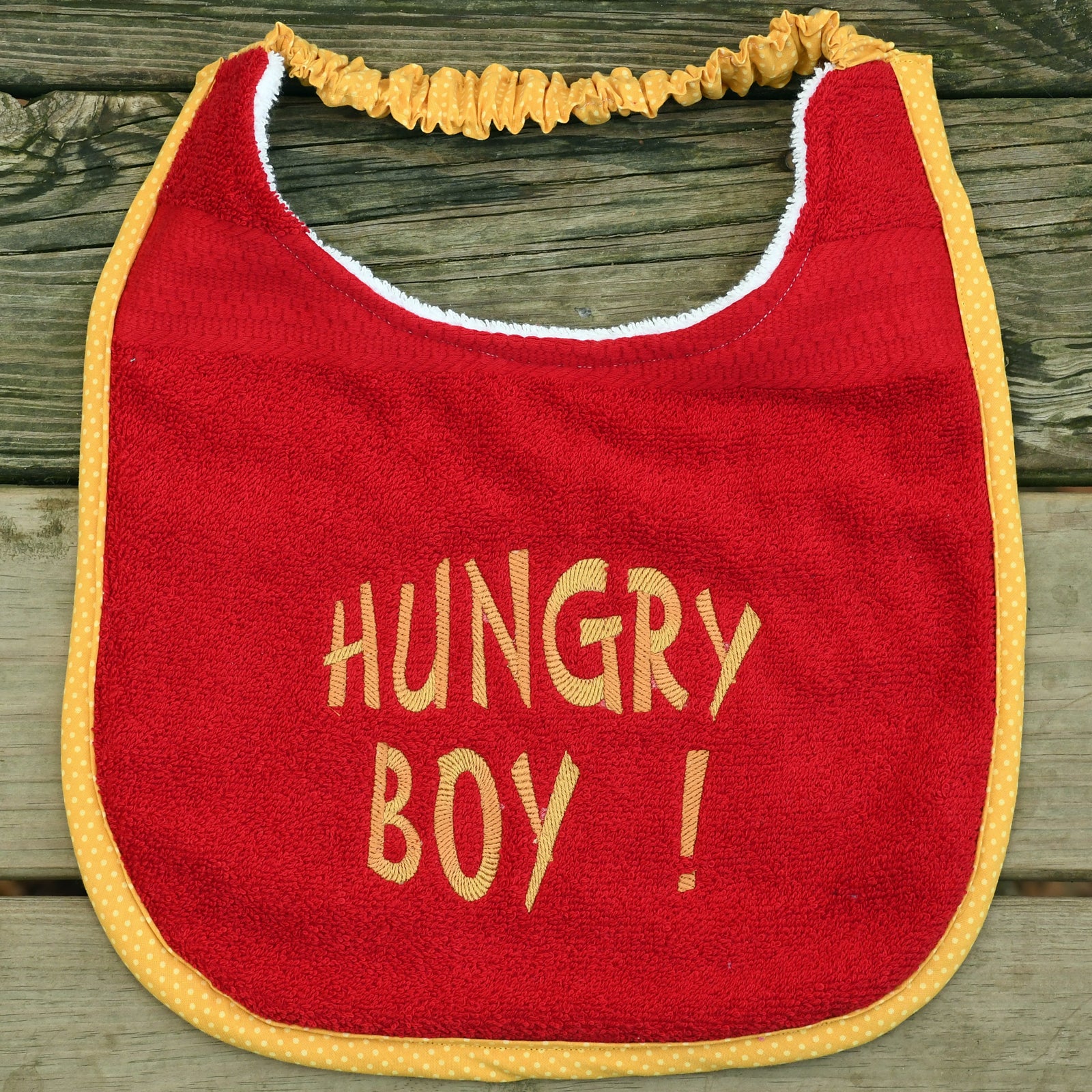 Hungry Boy!, Drool Bib