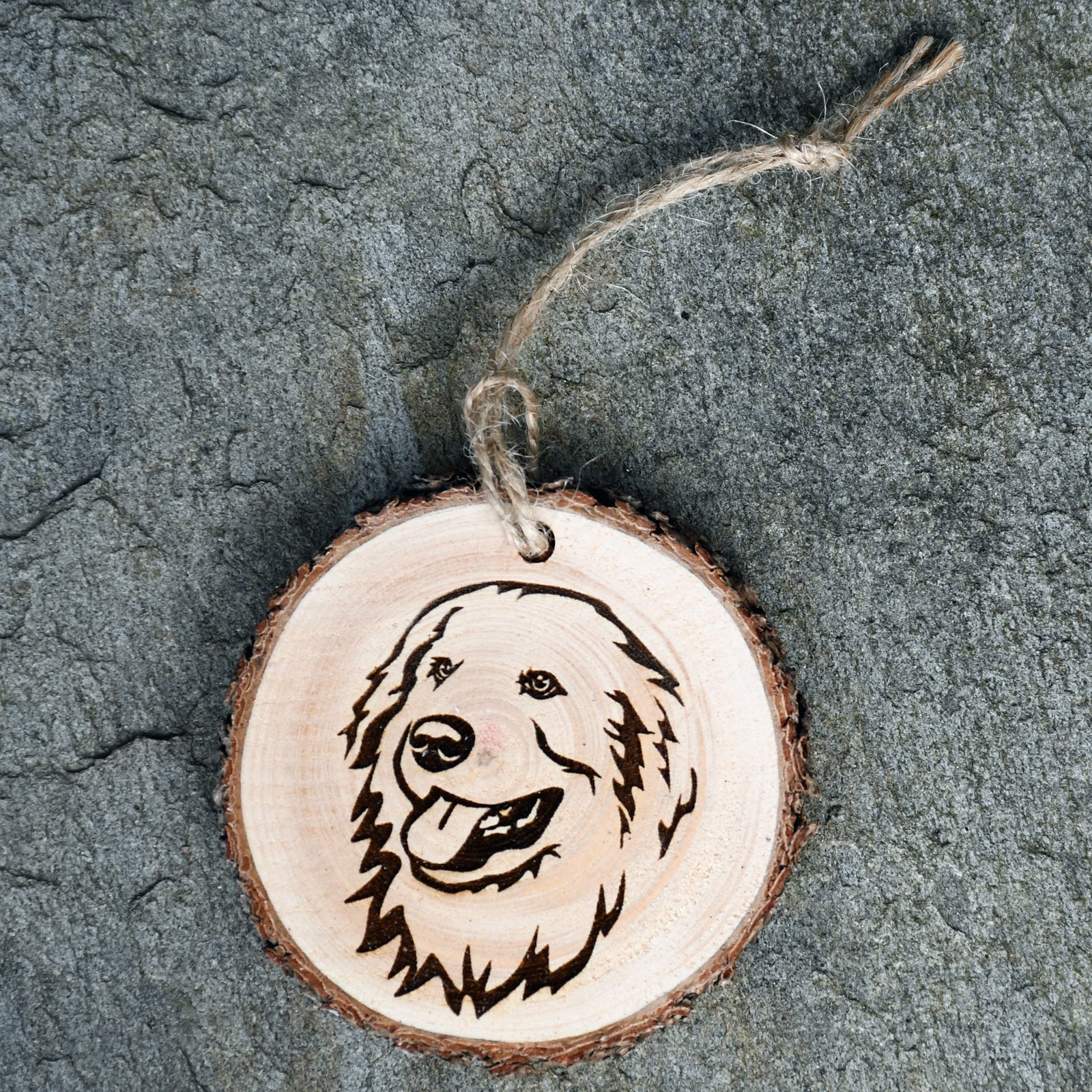 Great Pyrenees Wood Ornament