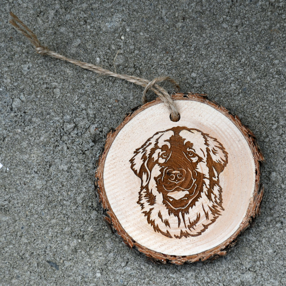 Leonberger Wood Ornament