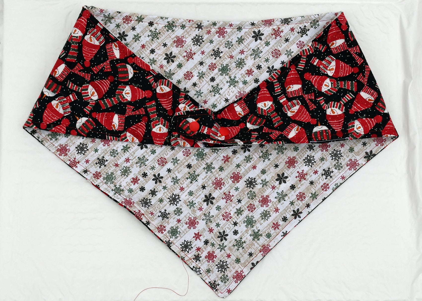 2 sided, adjustable quick snap bandana 2XL