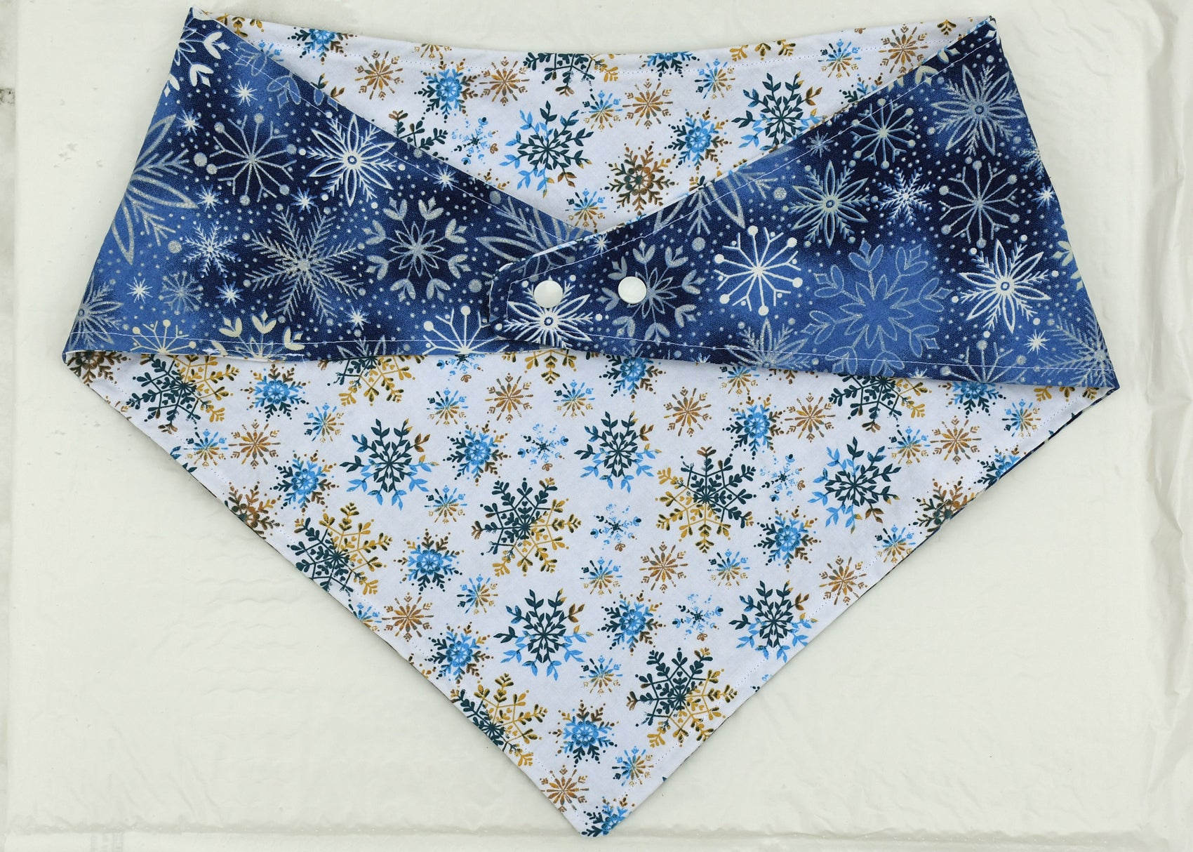 2 sided, adjustable quick snap bandana 2XL