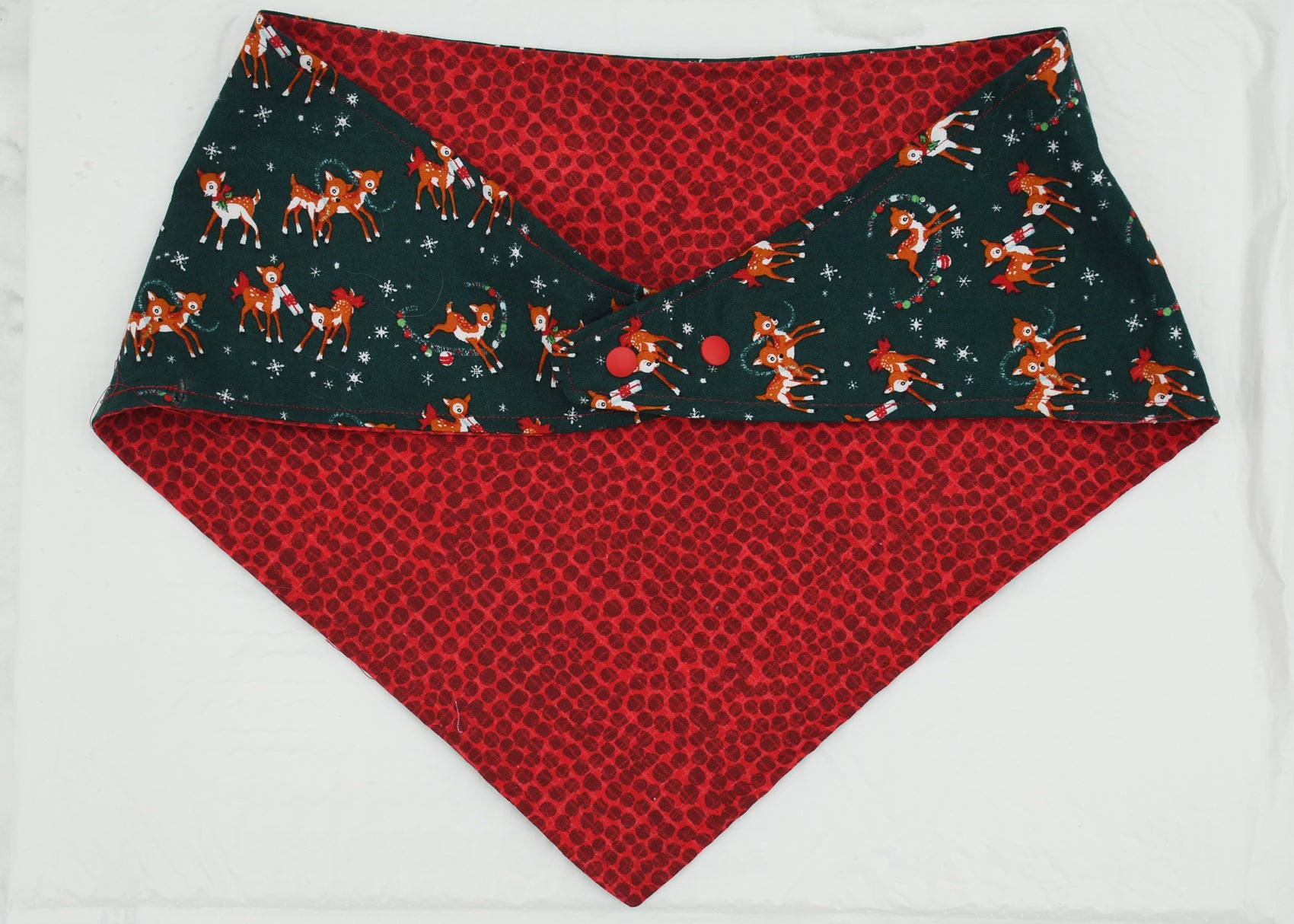 2 sided, adjustable quick snap bandana 2XL