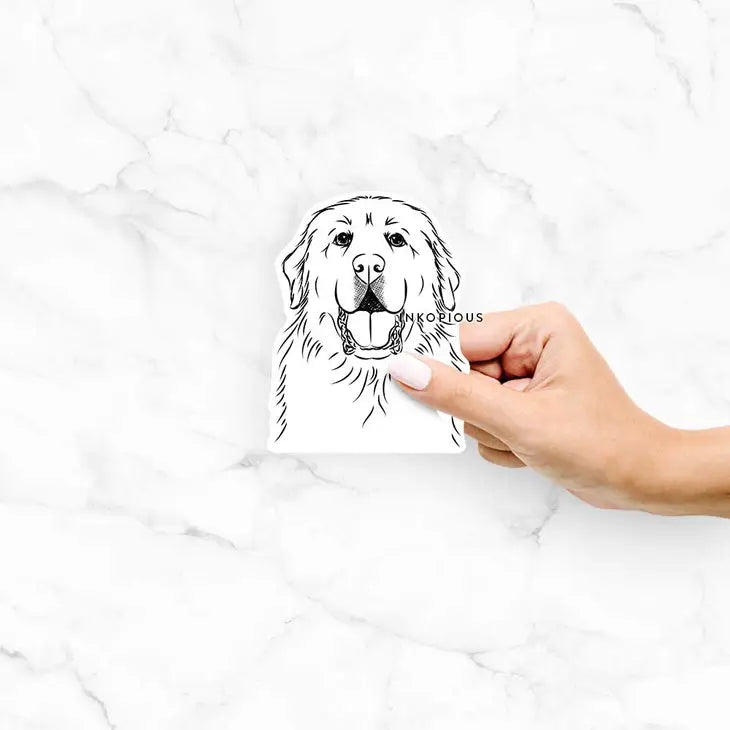 Zeus the Great Pyrenees - Decal Sticker